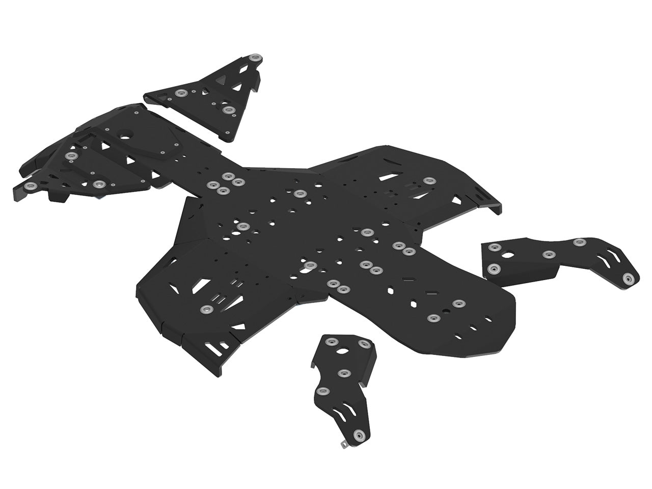 Kit plaques de protection plastique pour quad Renegade G2 (2023+) (plastic) – protection châssis complète, robuste et durable