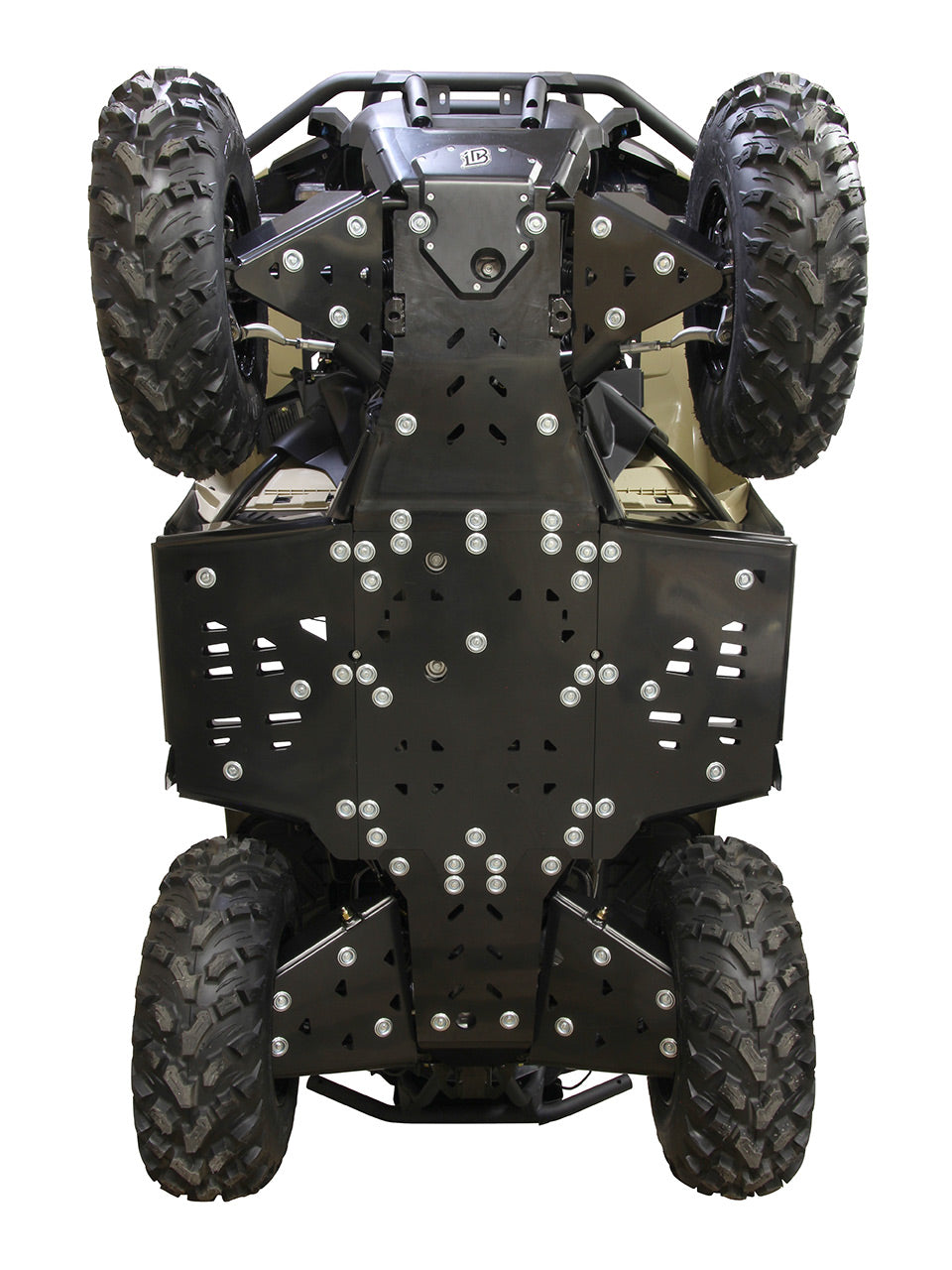 Kit plaques de protection plastique pour quad Outlander G3 500/700/PRO (2023+) (plastic) – protection châssis complète, robuste et durable
