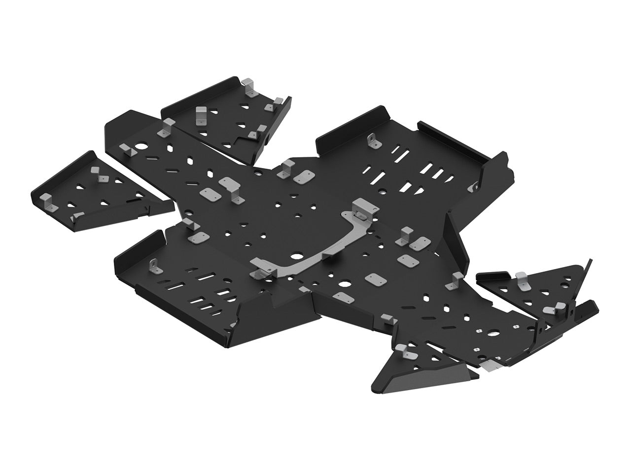 Kit plaques de protection plastique pour quad Outlander G3 500/700/PRO (2023+) (plastic) – protection châssis complète, robuste et durable