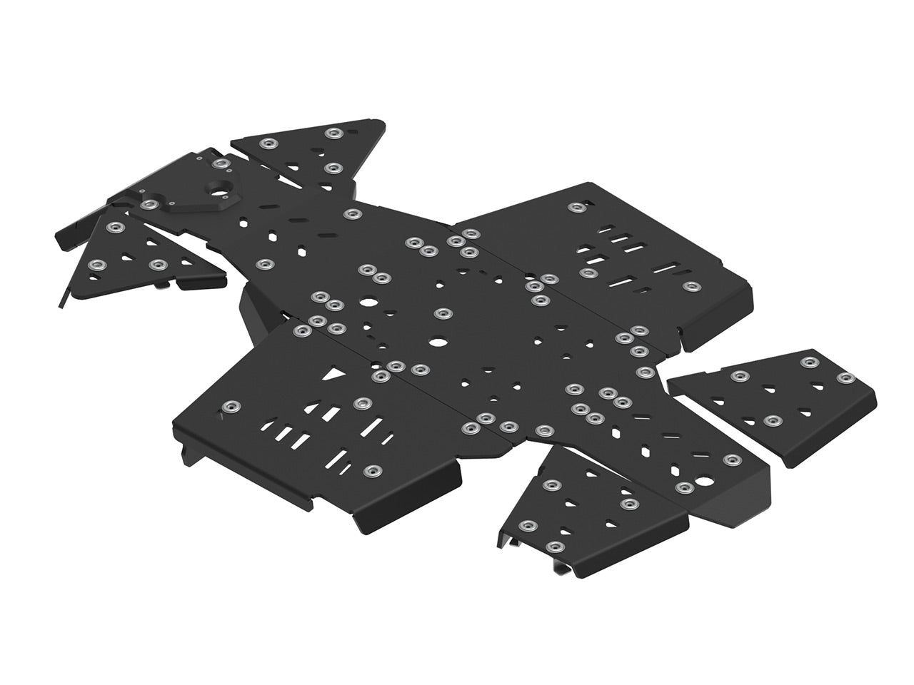Kit plaques de protection plastique pour quad Outlander G3 500/700/PRO (2023+) (plastic) – protection châssis complète, robuste et durable