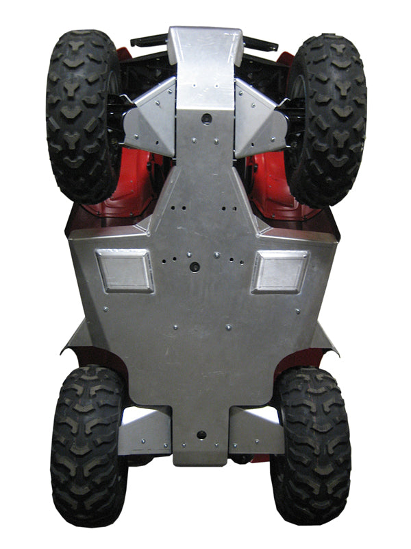 Kit plaques de protection aluminium pour quad TRX 420 FA (-2013) (aluminium) – protection châssis complète, robuste et durable