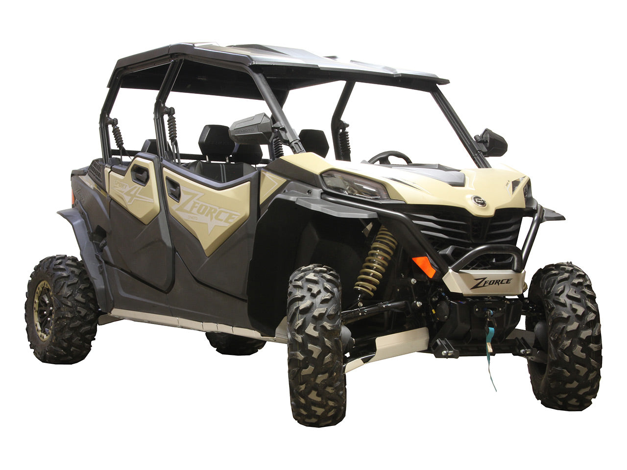 Kit plaques de protection aluminium pour quad ZFORCE 950 Sport XL (aluminium+plastic) – protection châssis complète, robuste et durable