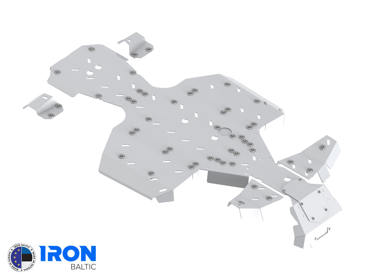 Kit plaques de protection aluminium pour quad CFORCE 1000 (2024+), CFORCE 850 (2024+) (aluminium) – protection châssis complète, robuste et durable