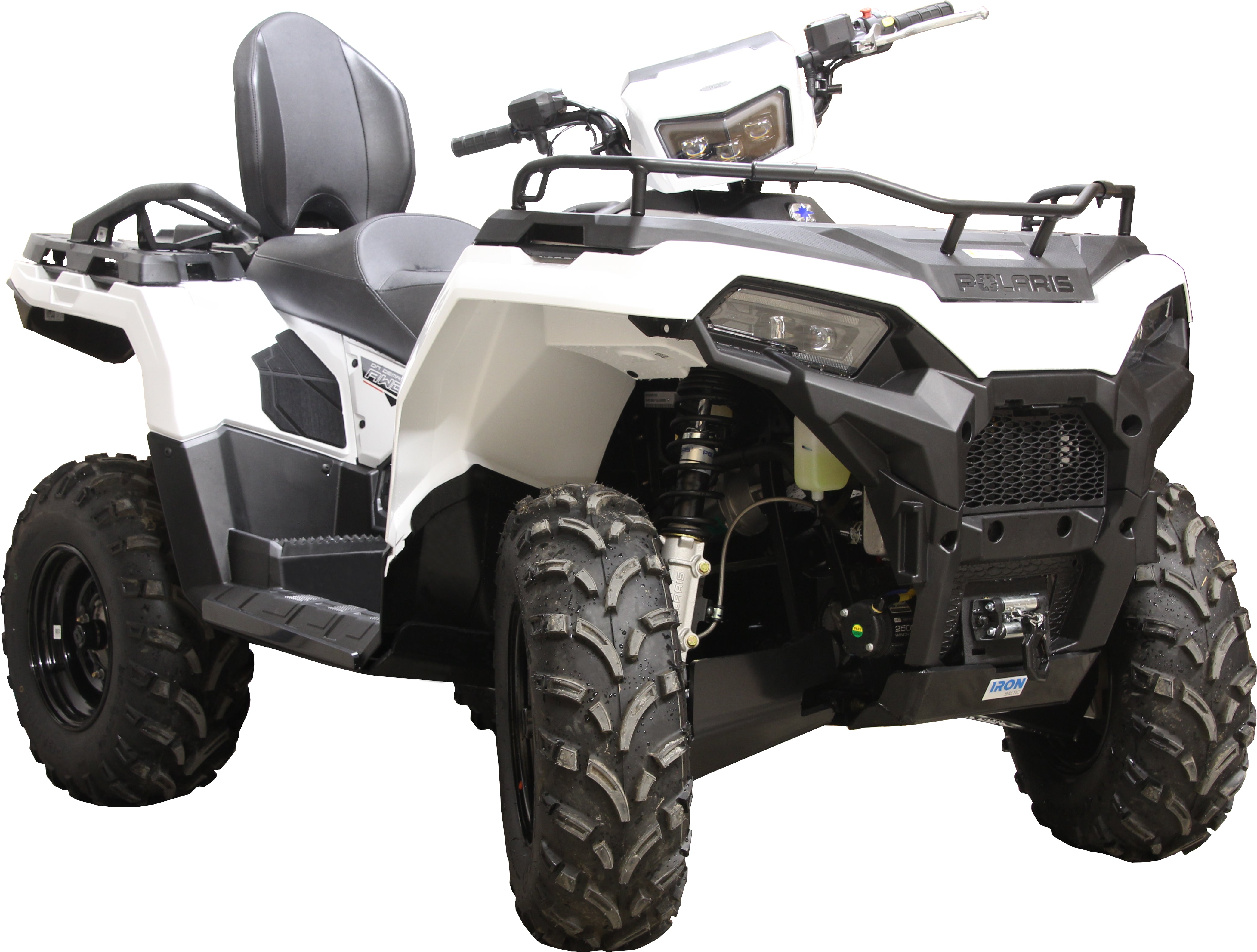 Kit plaques de protection plastique pour quad Sportsman Touring 570 (2024+) (plastic) – protection châssis complète, robuste et durable