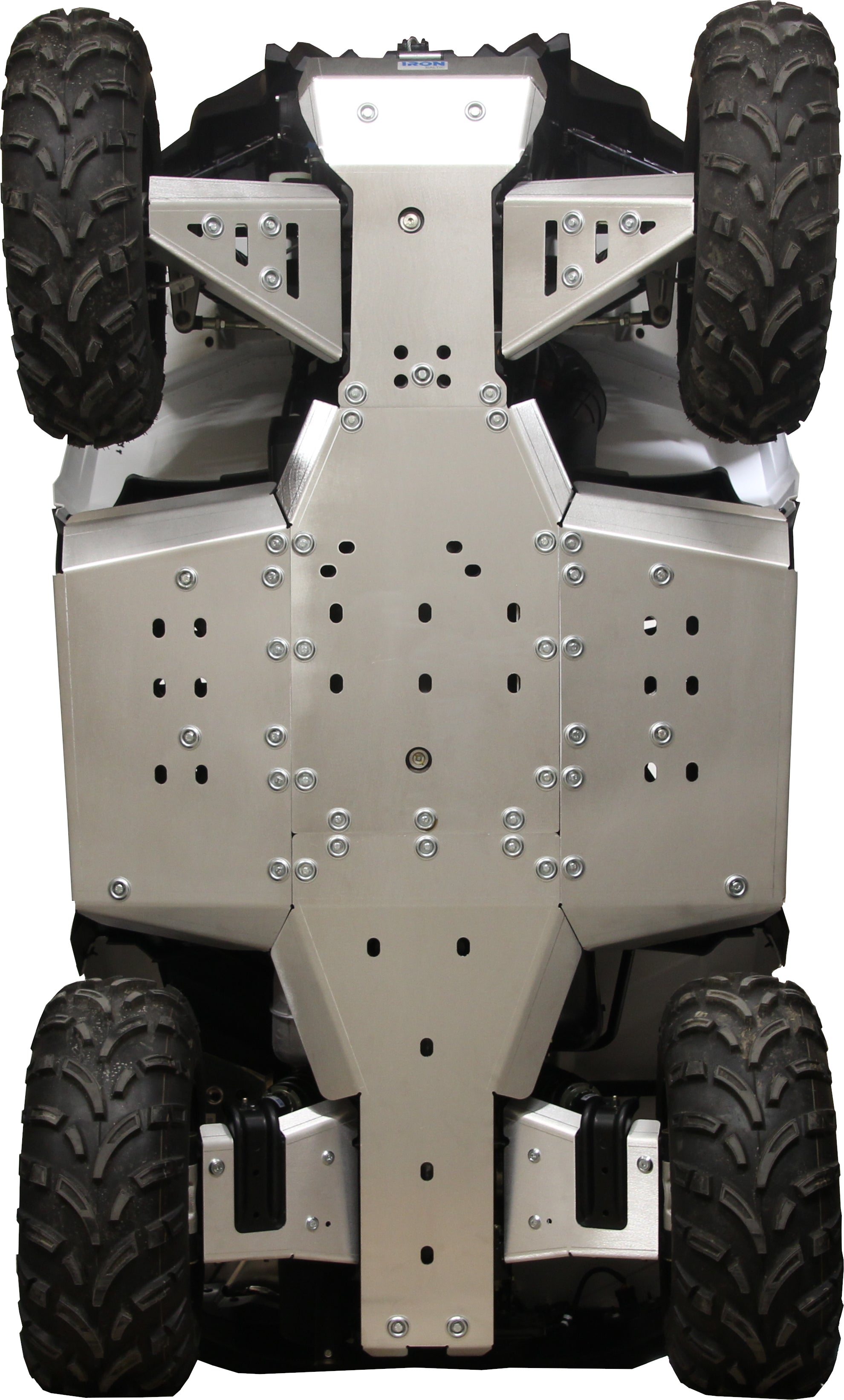 Kit plaques de protection aluminium pour quad Sportsman Touring 570 (2024+) (aluminium) – protection châssis complète, robuste et durable