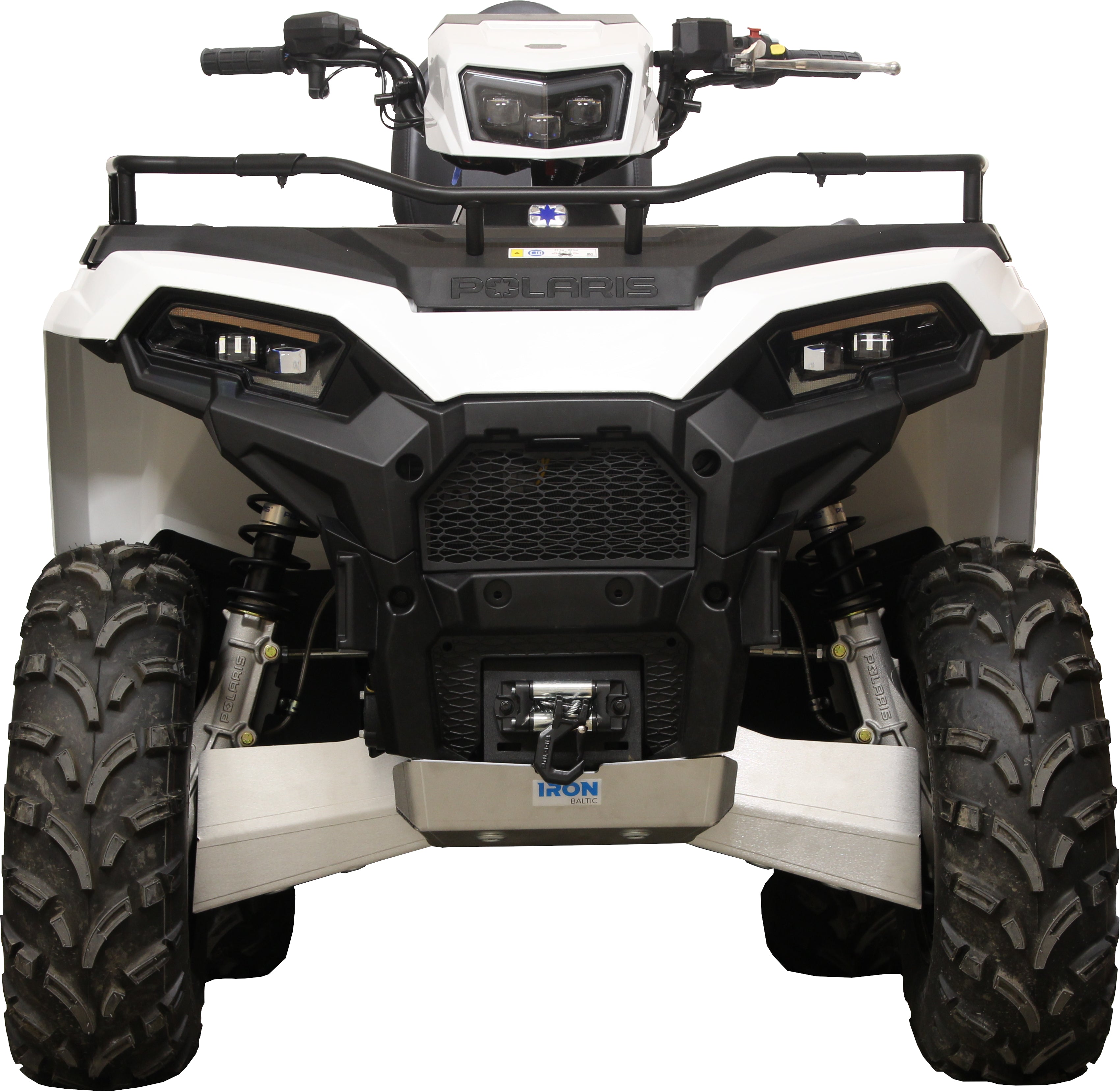 Kit plaques de protection aluminium pour quad Sportsman Touring 570 (2024+) (aluminium) – protection châssis complète, robuste et durable