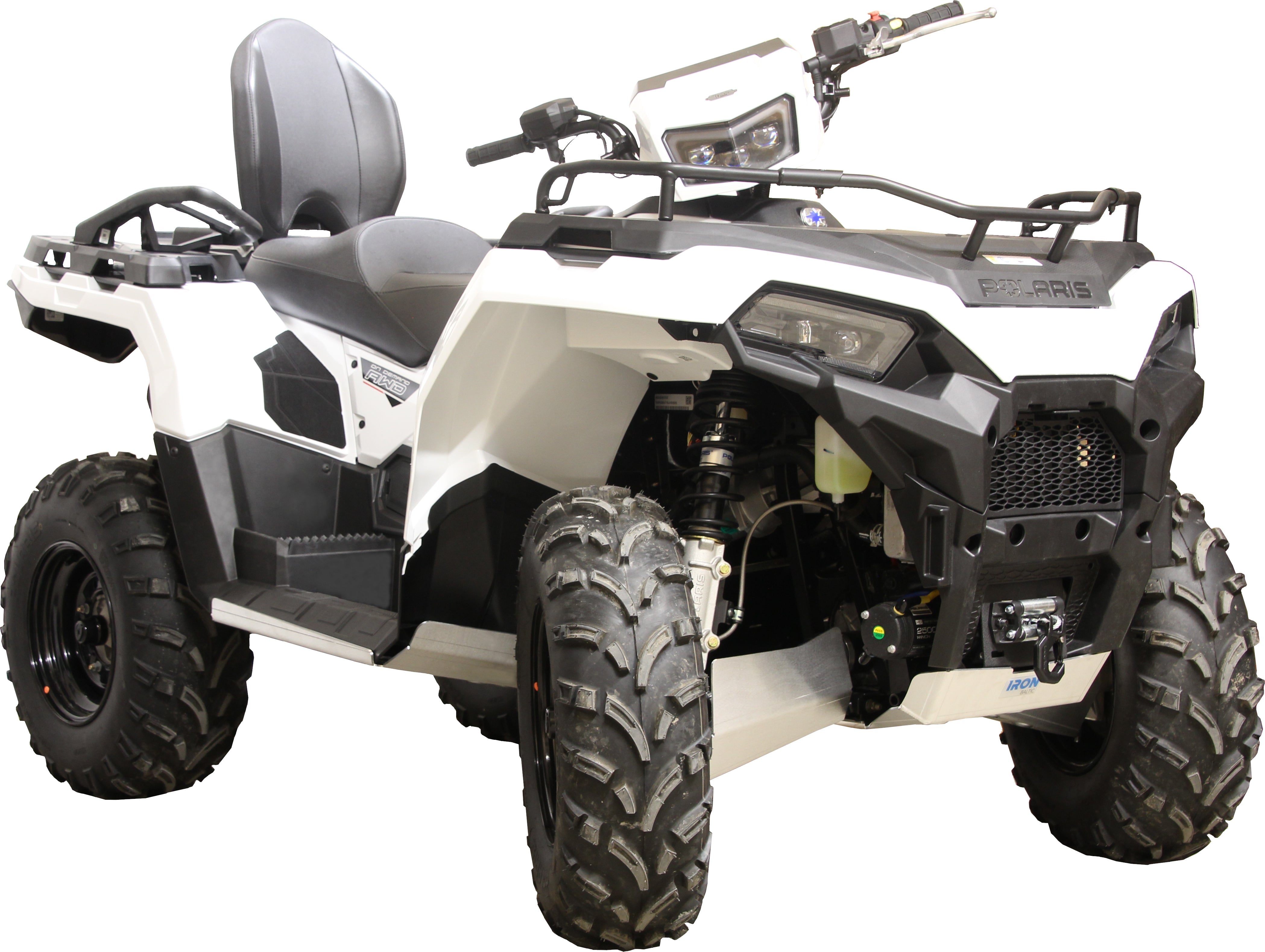 Kit plaques de protection aluminium pour quad Sportsman Touring 570 (2024+) (aluminium) – protection châssis complète, robuste et durable