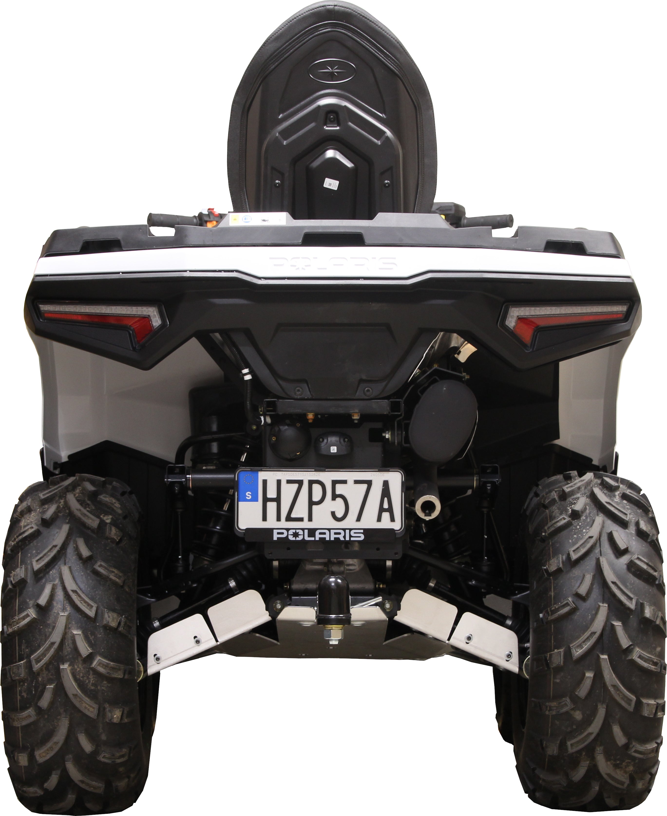 Kit plaques de protection aluminium pour quad Sportsman Touring 570 (2024+) (aluminium) – protection châssis complète, robuste et durable
