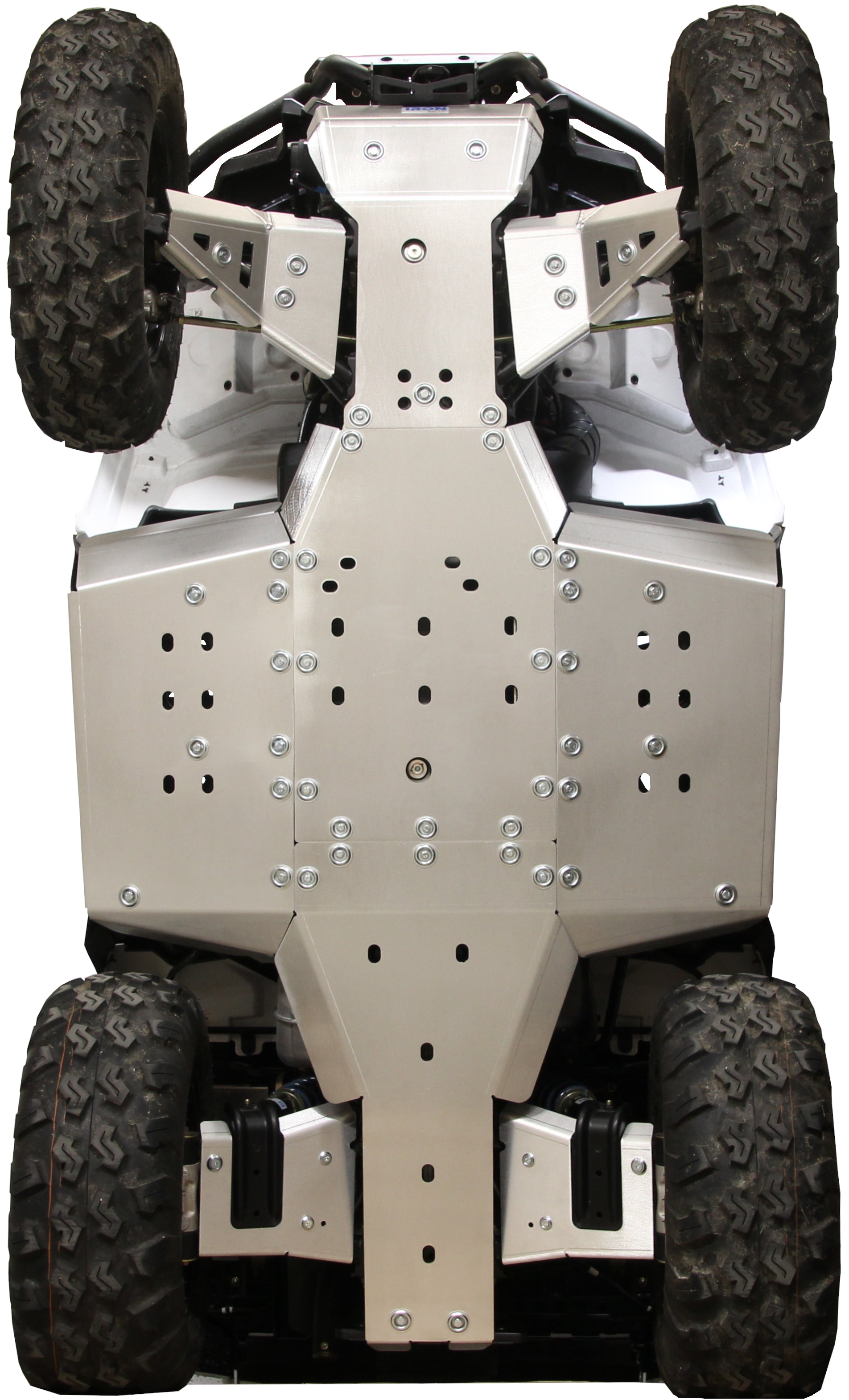 Kit plaques de protection aluminium pour quad Sportsman X2 570 Nordic Pro (2024+) (aluminium) – protection châssis complète, robuste et durable