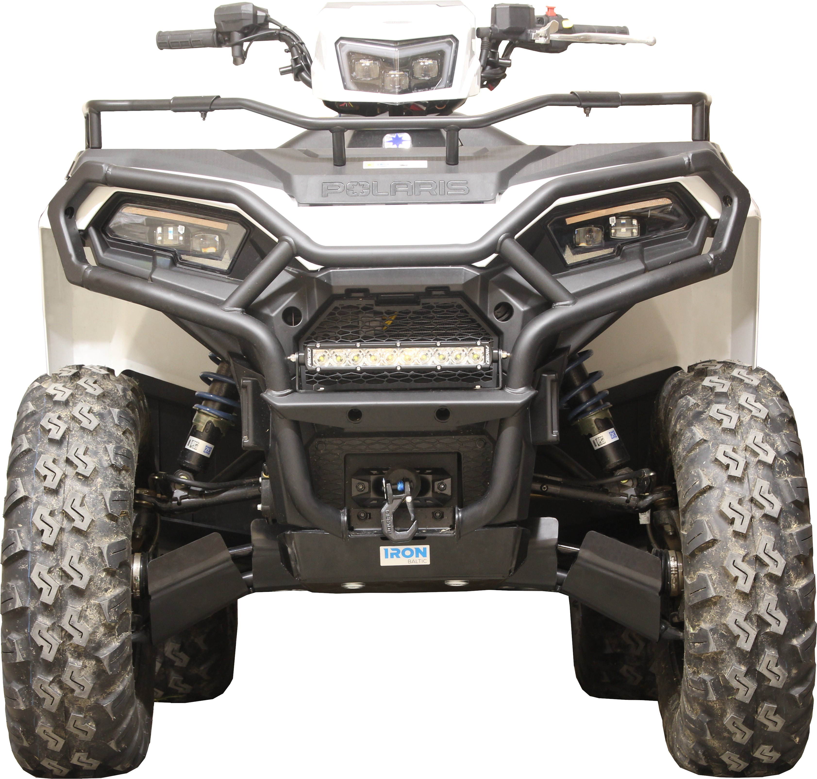 Kit plaques de protection plastique pour quad Sportsman X2 570 Nordic Pro (2024+) (plastic) – protection châssis complète, robuste et durable