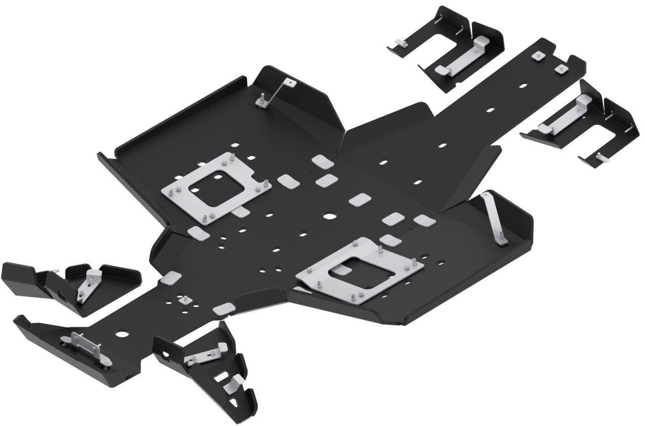 Kit plaques de protection plastique pour quad Sportsman X2 570 Nordic Pro (2024+) (plastic) – protection châssis complète, robuste et durable