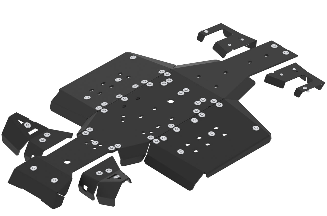 Kit plaques de protection plastique pour quad Sportsman X2 570 Nordic Pro (2024+) (plastic) – protection châssis complète, robuste et durable