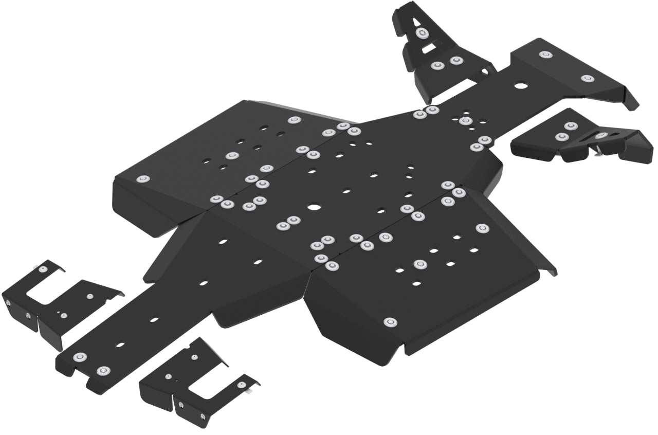 Kit plaques de protection plastique pour quad Sportsman X2 570 Nordic Pro (2024+) (plastic) – protection châssis complète, robuste et durable