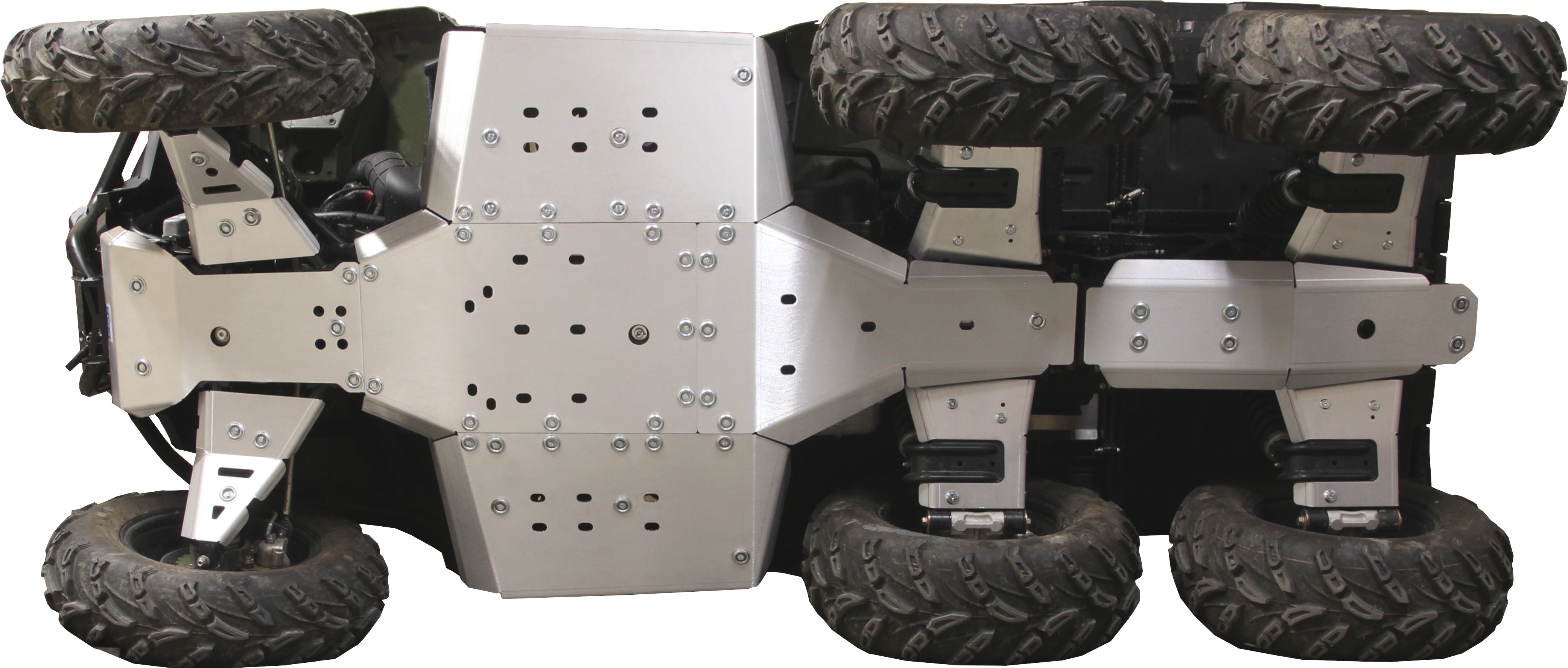 Kit plaques de protection aluminium pour quad Big Boss 570 (2024+) (aluminium) – protection châssis complète, robuste et durable