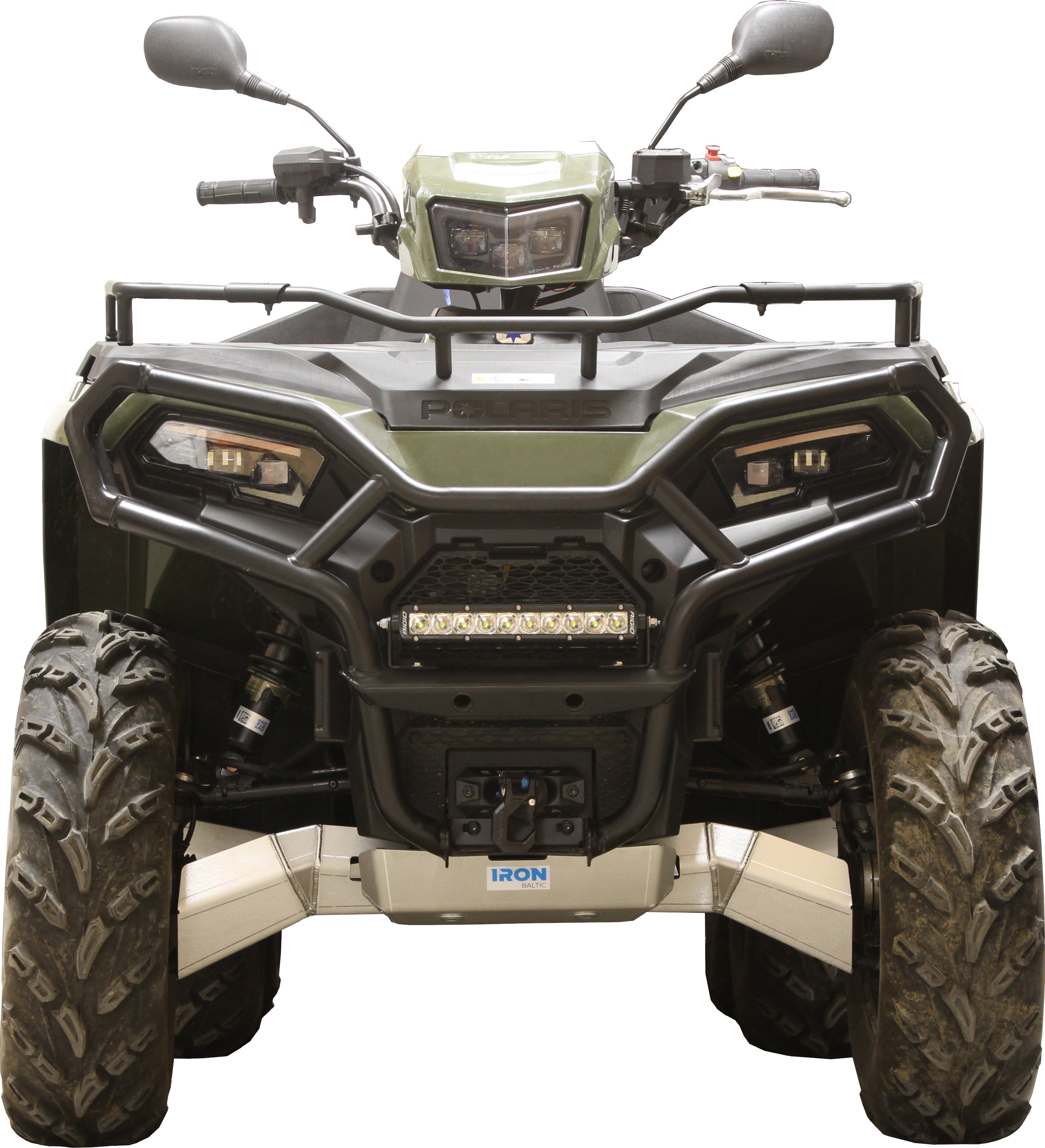 Kit plaques de protection aluminium pour quad Big Boss 570 (2024+) (aluminium) – protection châssis complète, robuste et durable