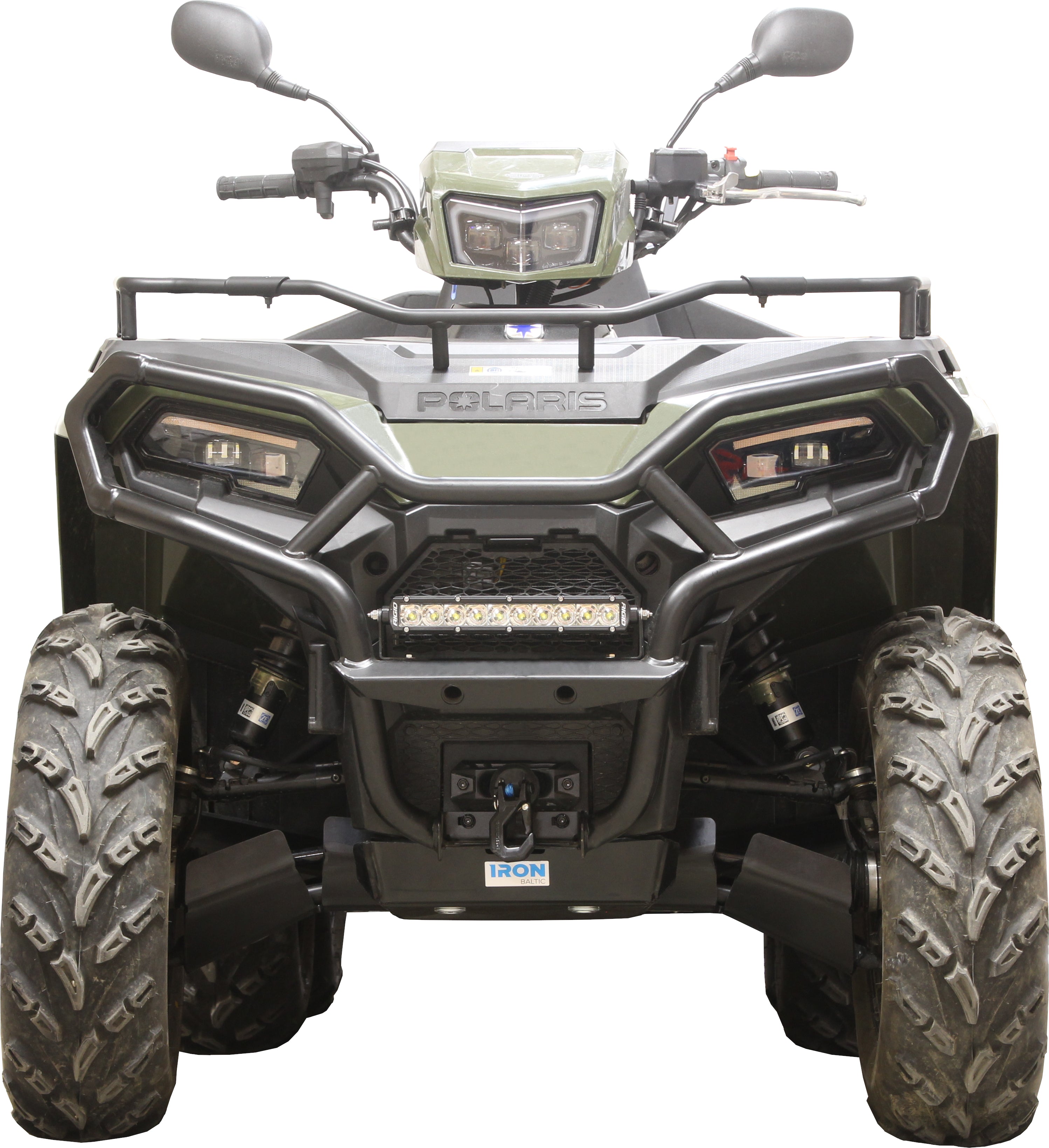 Kit plaques de protection plastique pour quad Big Boss 570 (2024+) (plastic) – protection châssis complète, robuste et durable