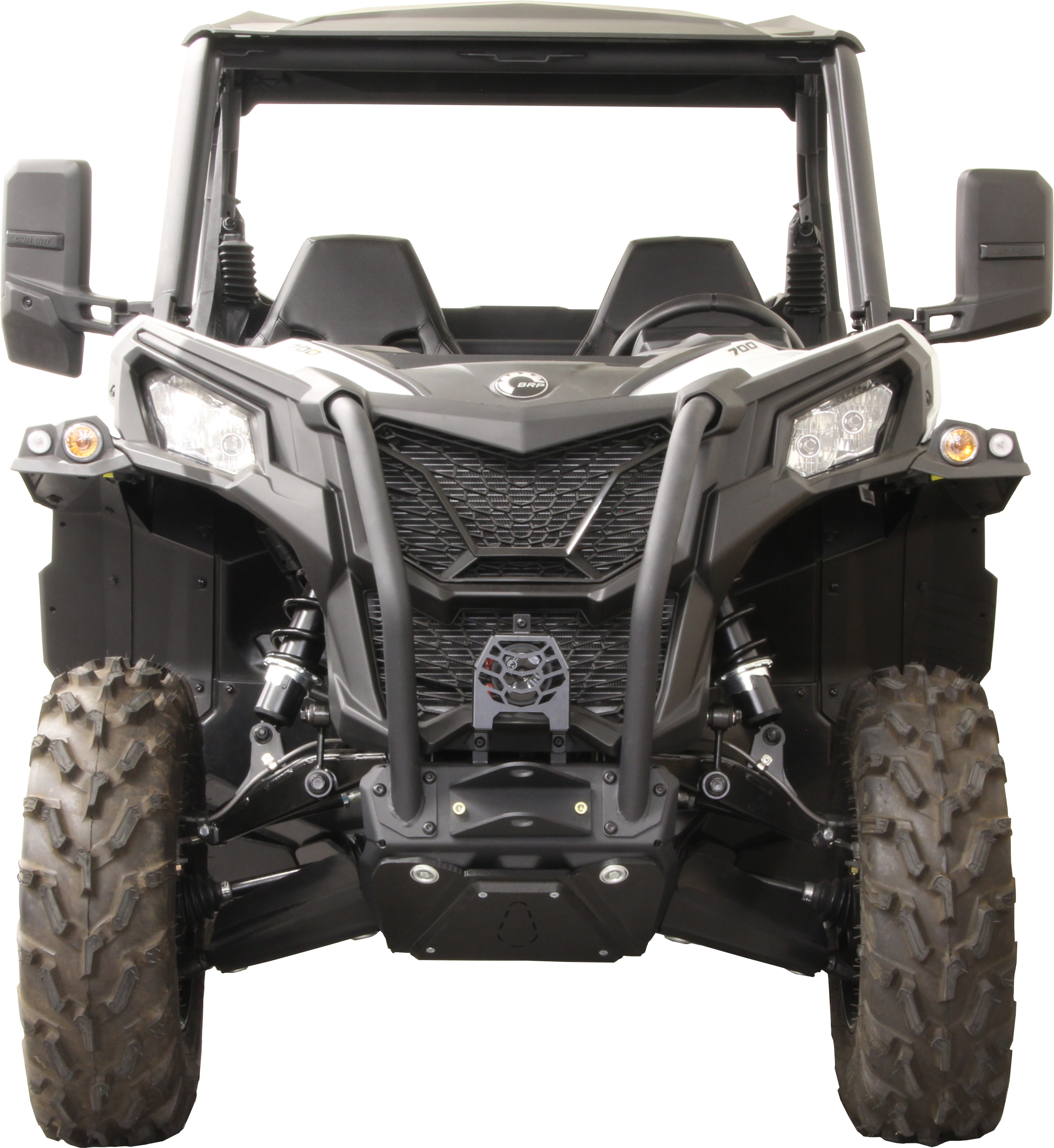 Kit plaques de protection plastique pour quad Maverick Trail (2018+) (plastic) – protection châssis complète, robuste et durable