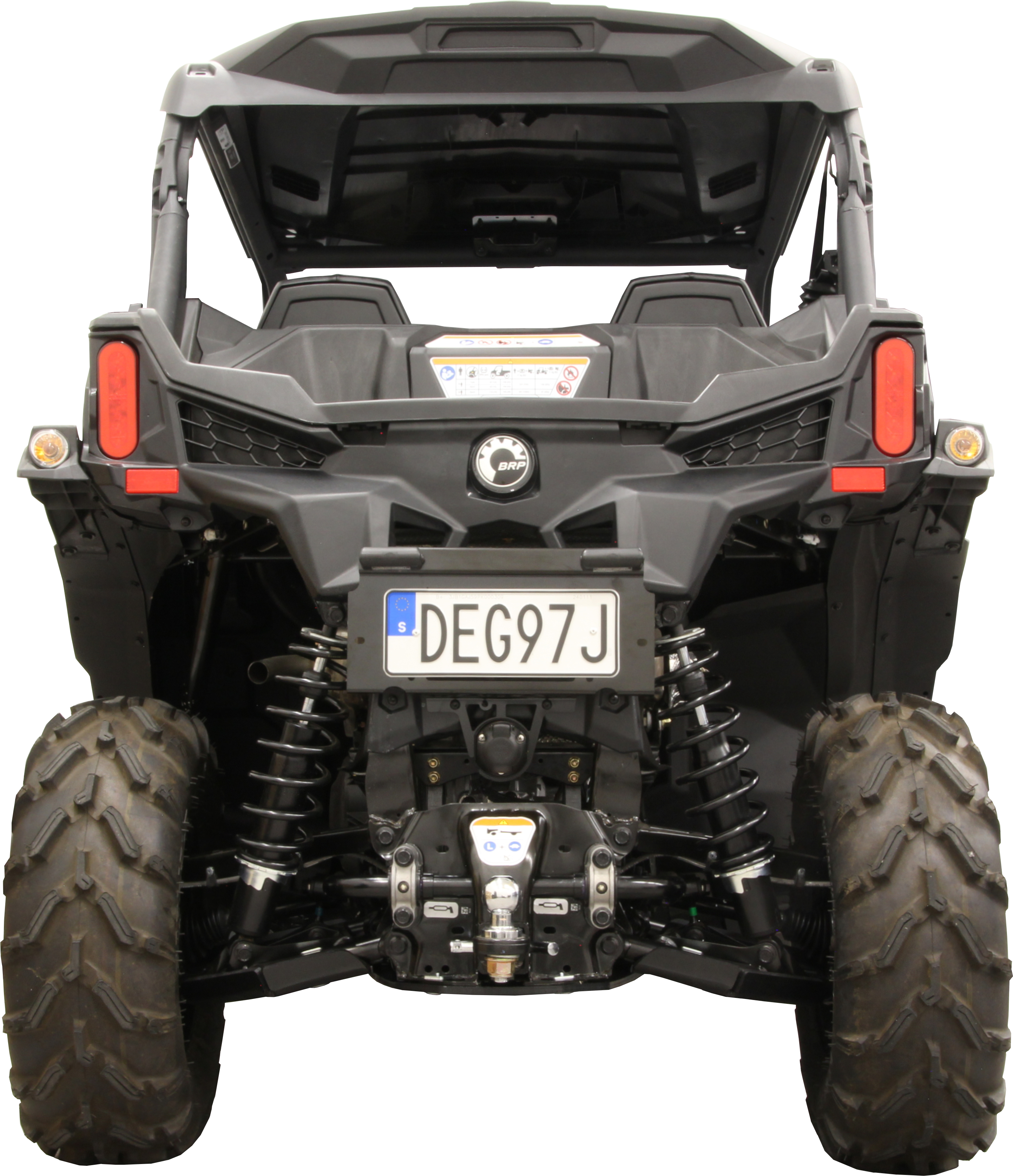 Kit plaques de protection plastique pour quad Maverick Trail (2018+) (plastic) – protection châssis complète, robuste et durable