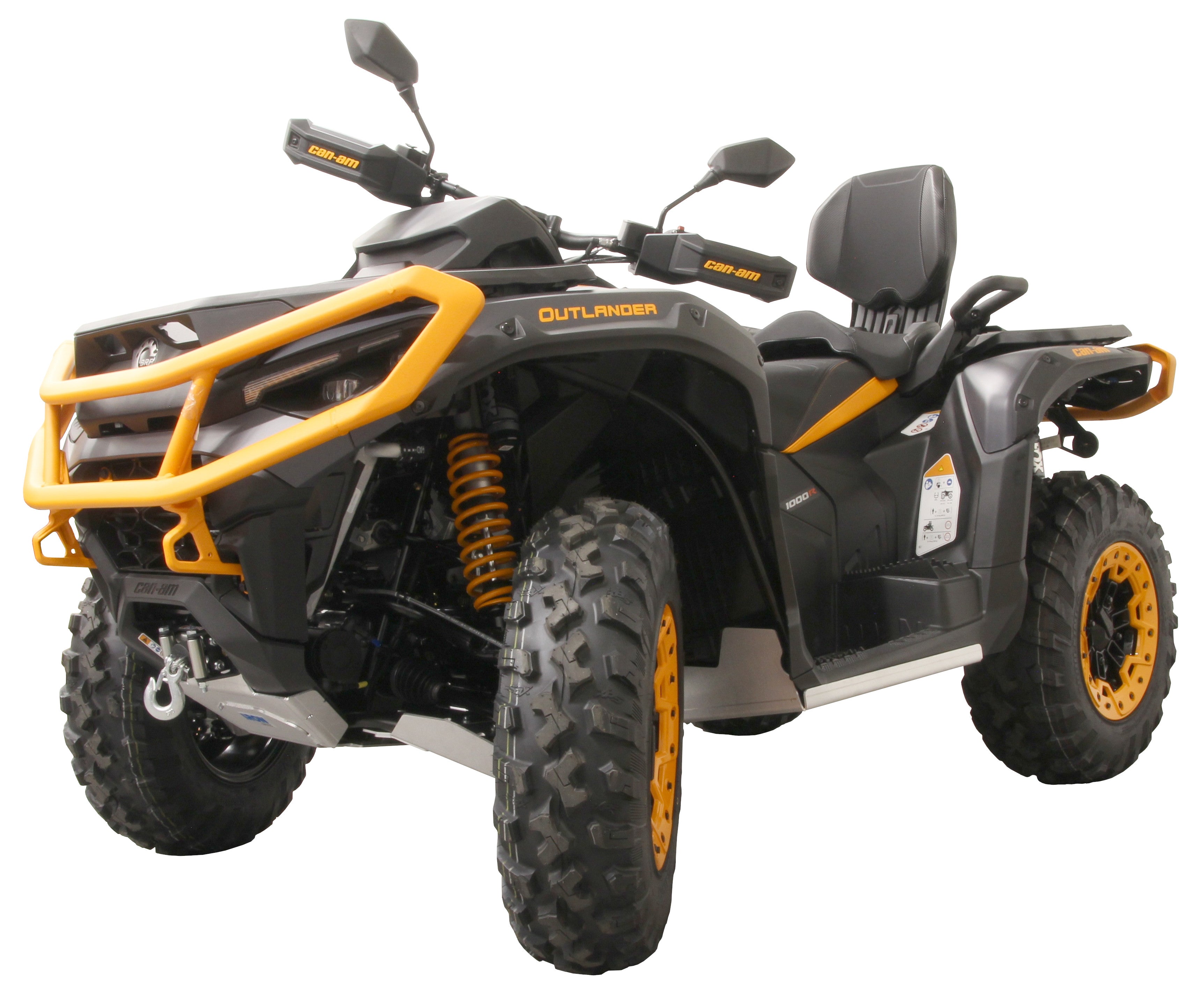 Kit plaques de protection aluminium pour quad Outlander G3 850/1000 MAX (2025+) (aluminium) – protection châssis complète, robuste et durable