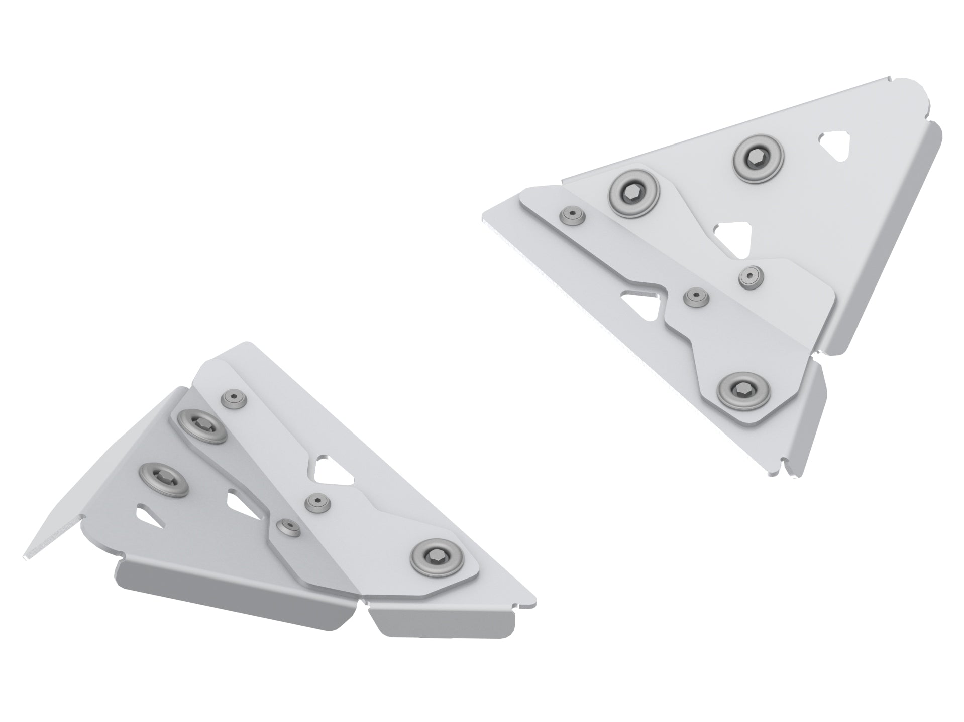 Kit plaques de protection aluminium pour quad Outlander G3 850/1000 (2025+), Outlander G3 850/1000 MAX (2025+) (pair) – protection châssis complète, robuste et durable