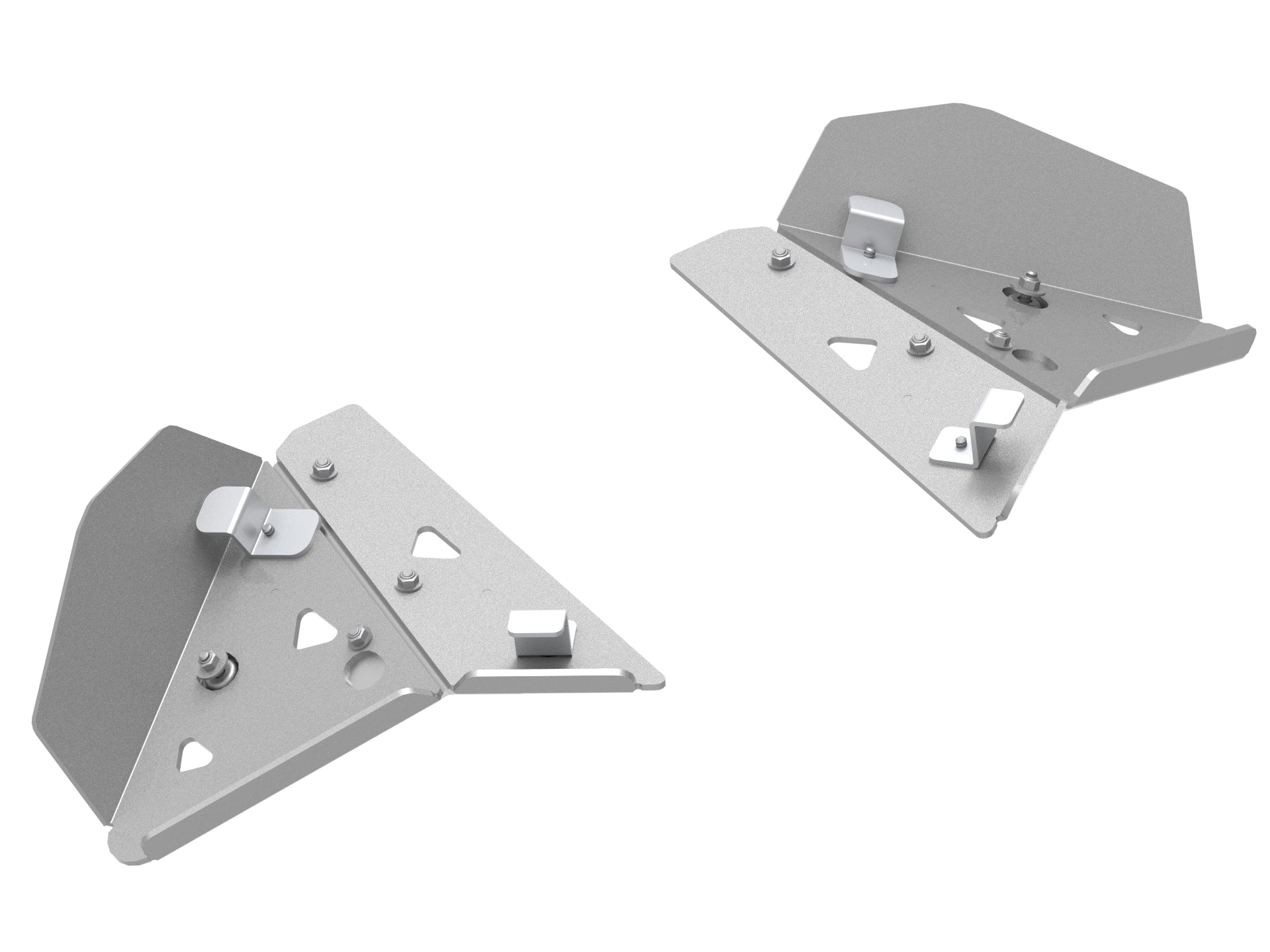 Kit plaques de protection aluminium pour quad Outlander G3 850/1000 (2025+), Outlander G3 850/1000 MAX (2025+) (pair) – protection châssis complète, robuste et durable