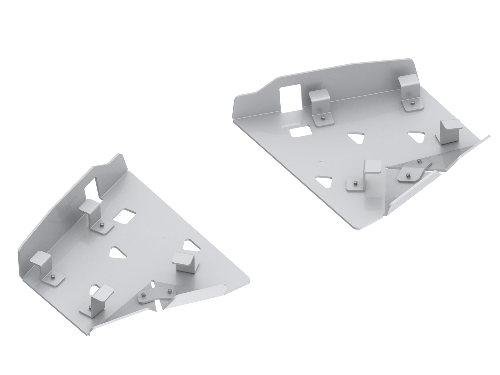 Kit plaques de protection aluminium pour quad Outlander G3 850/1000 (2025+), Outlander G3 850/1000 MAX (2025+) (pair) – protection châssis complète, robuste et durable