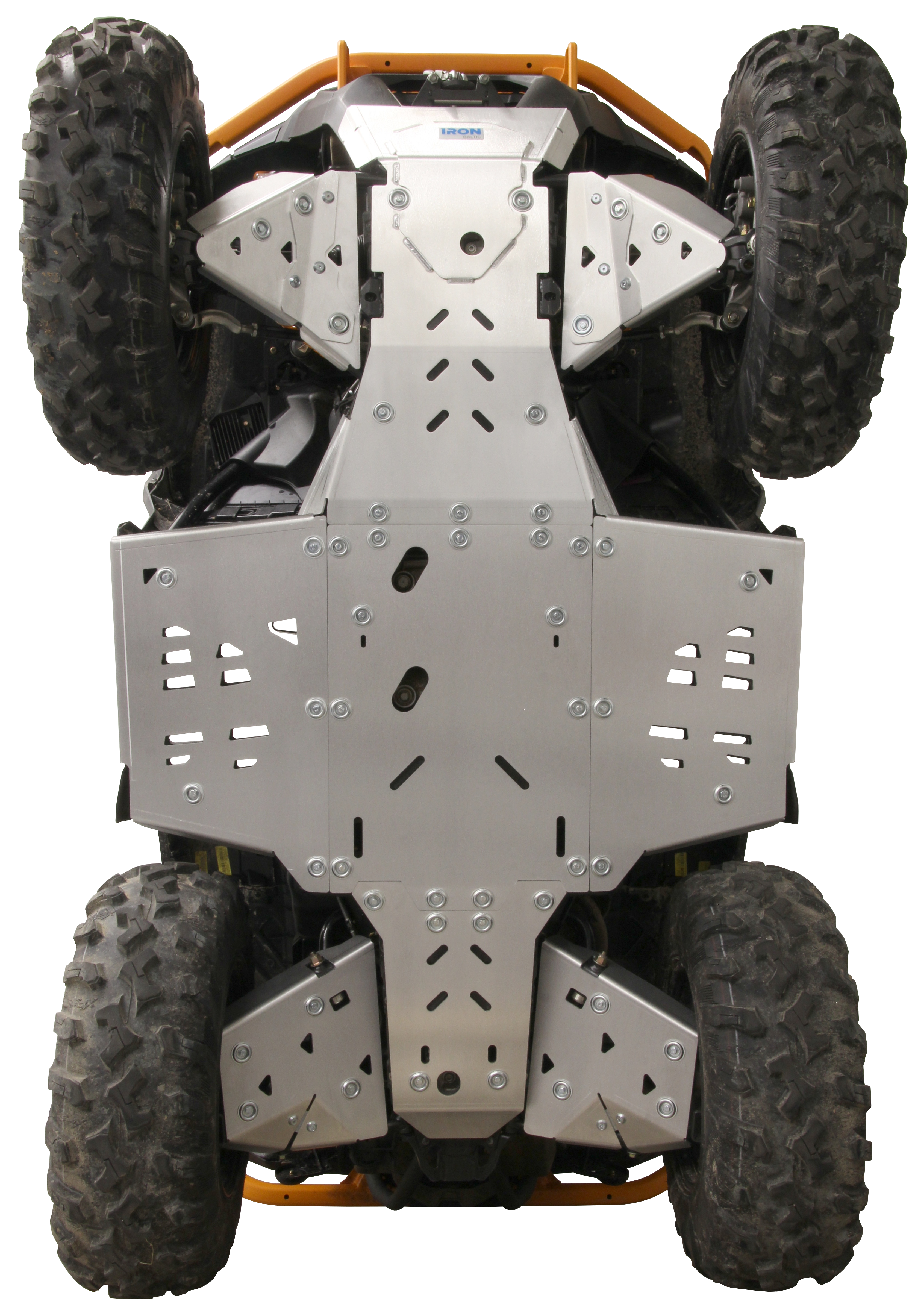 Kit plaques de protection aluminium pour quad Outlander G3 850/1000 (2025+) (aluminium) – protection châssis complète, robuste et durable