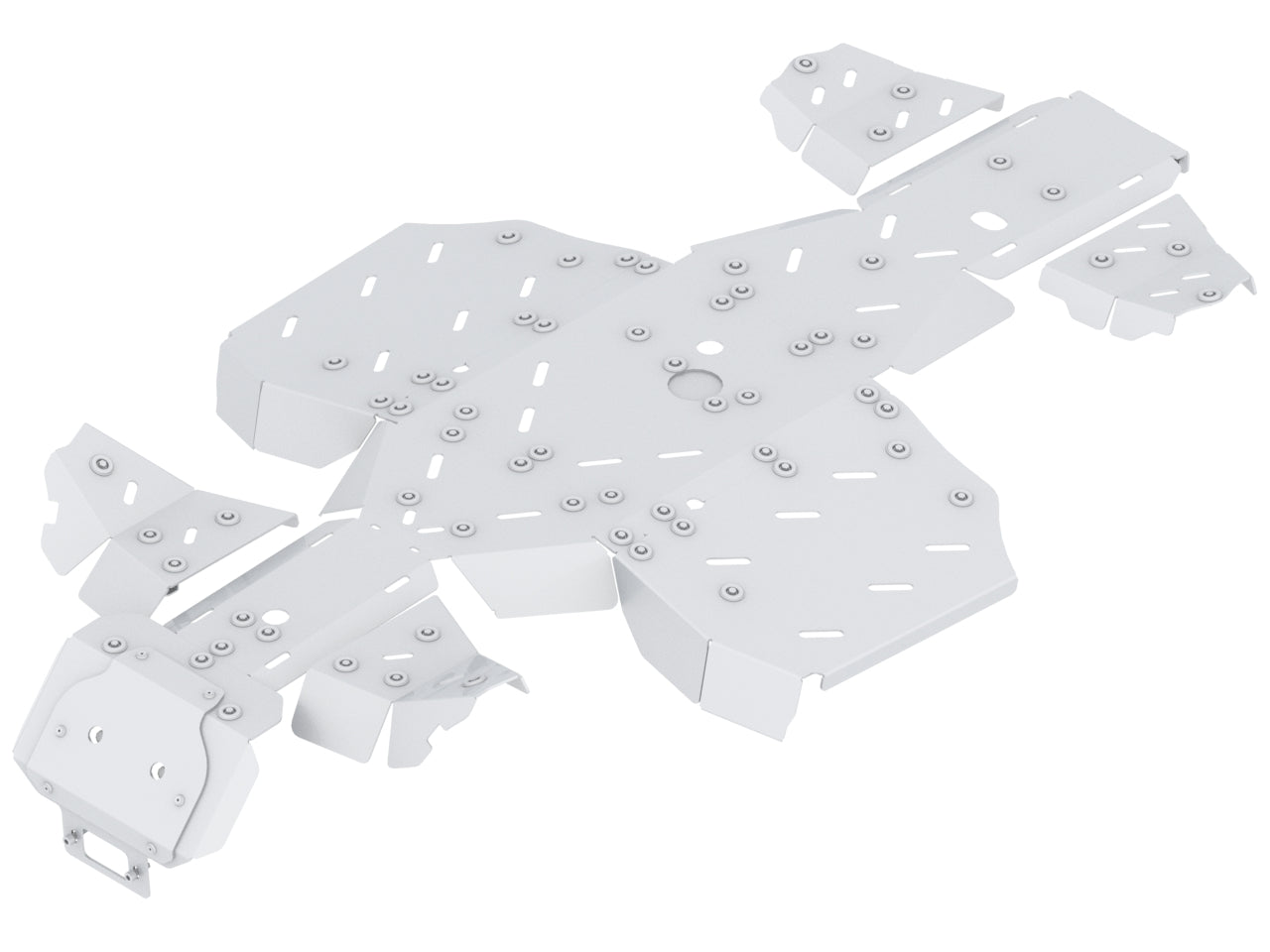 Kit plaques de protection aluminium pour quad Snarler AT10 L (aluminium) – protection châssis complète, robuste et durable