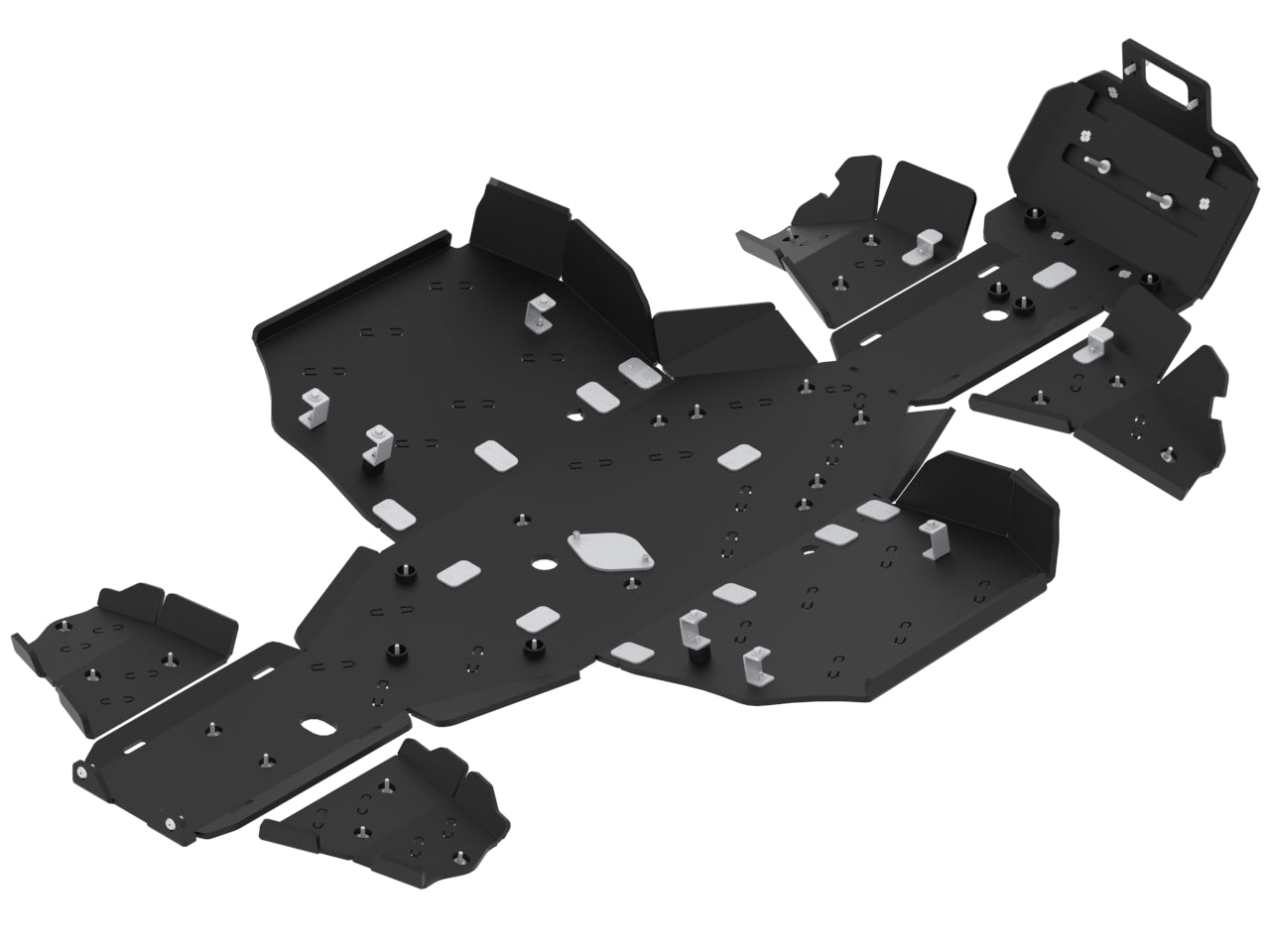 Kit plaques de protection plastique pour quad Snarler AT10 L (plastic) – protection châssis complète, robuste et durable