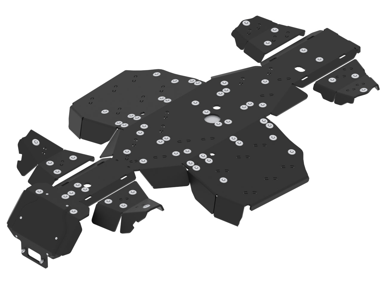 Kit plaques de protection plastique pour quad Snarler AT10 L (plastic) – protection châssis complète, robuste et durable