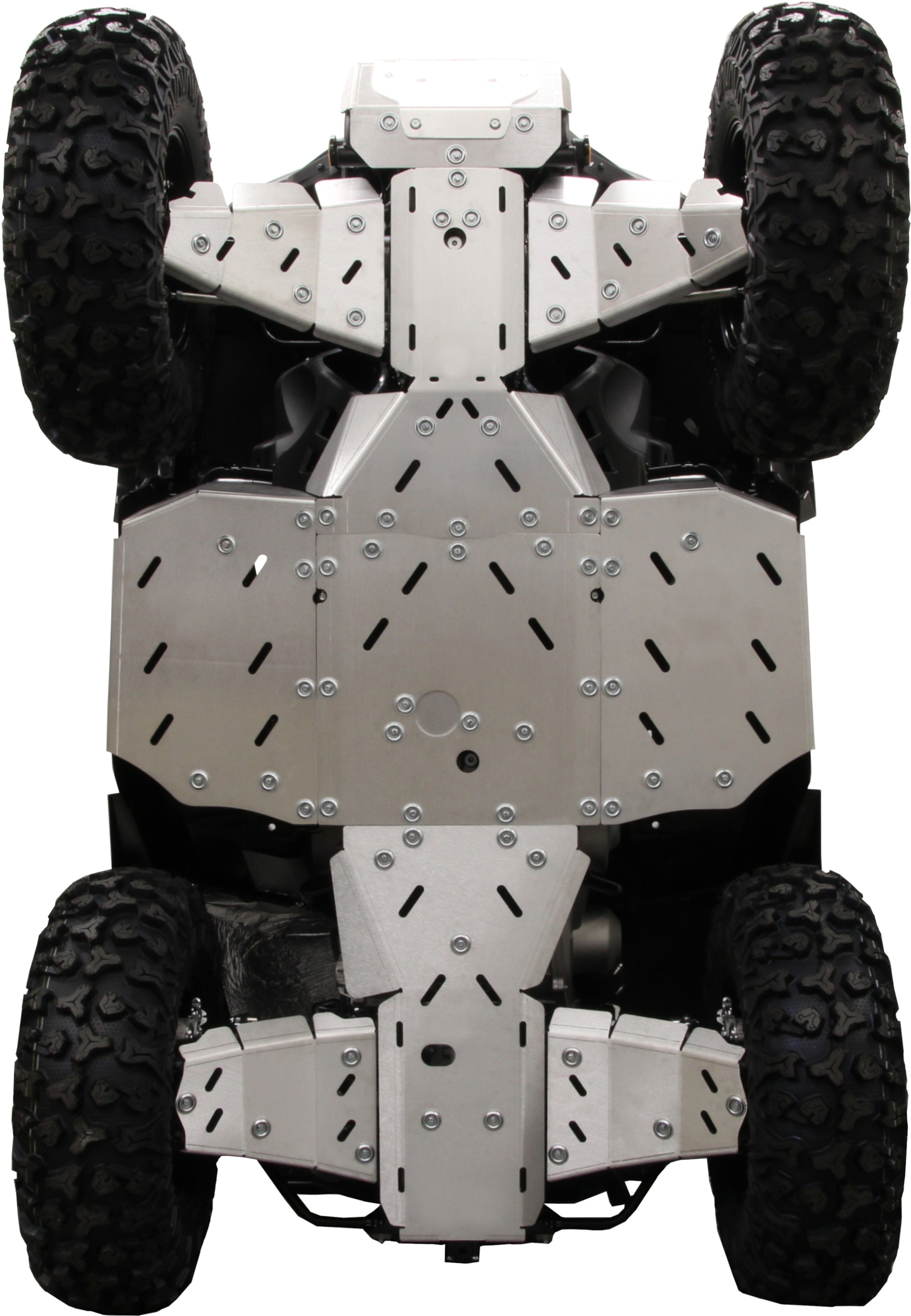 Kit plaques de protection aluminium pour quad Snarler AT10 LW (aluminium) – protection châssis complète, robuste et durable