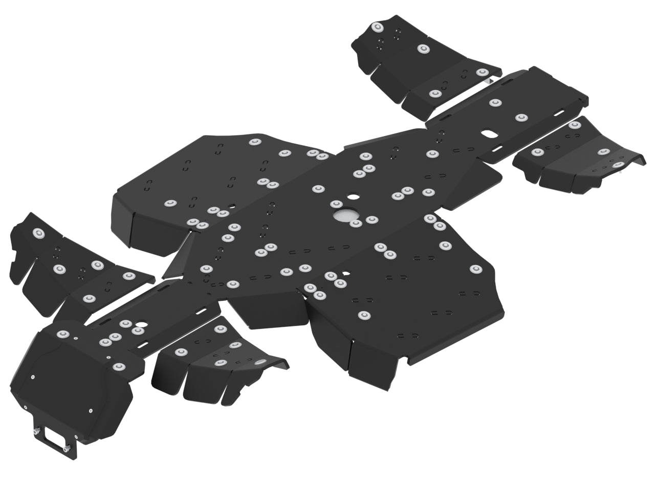 Kit plaques de protection plastique pour quad Snarler AT10 LW (plastic) – protection châssis complète, robuste et durable