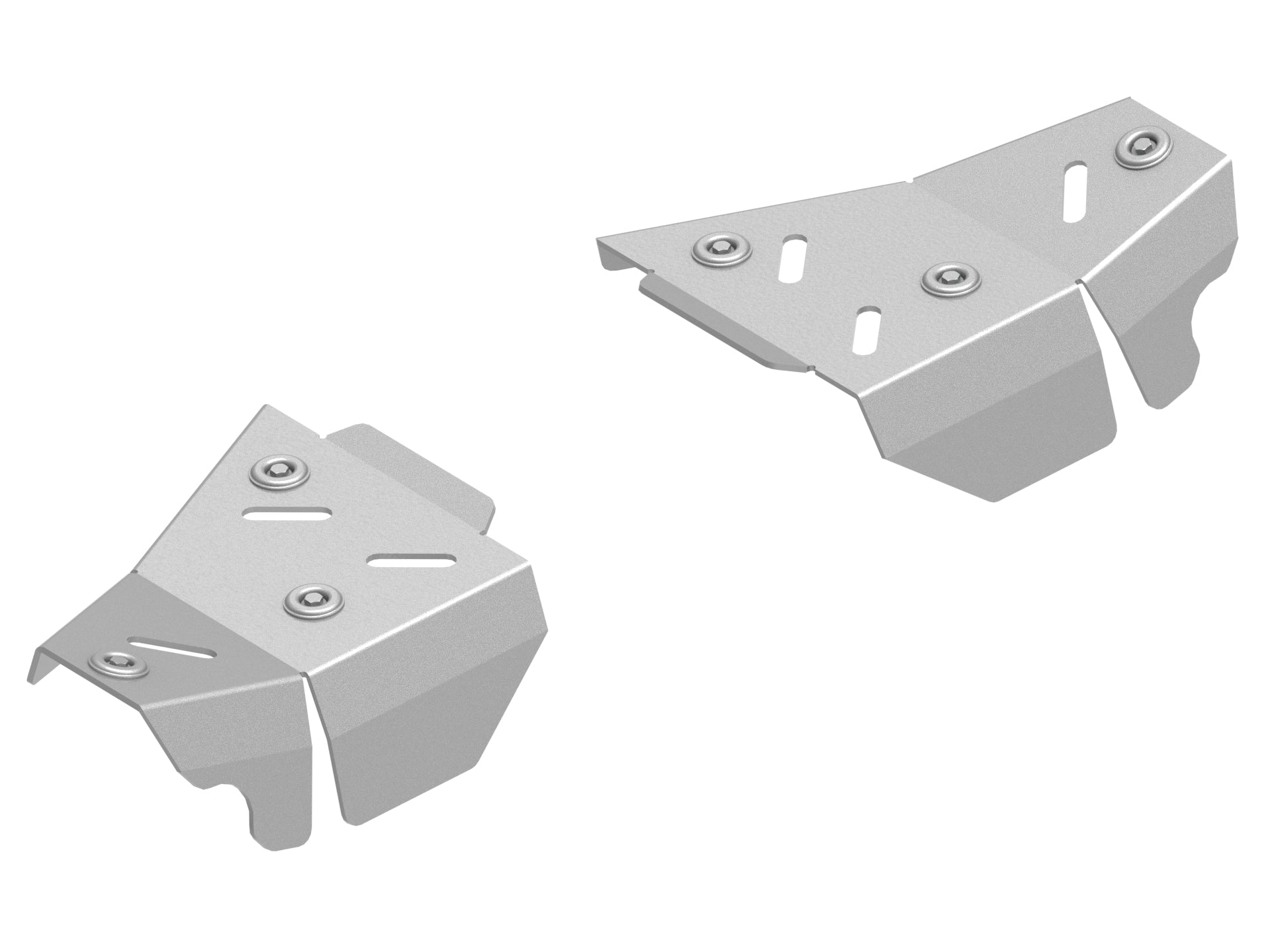 Kit plaques de protection aluminium pour quad XWOLF 1000 (pair) – protection châssis complète, robuste et durable