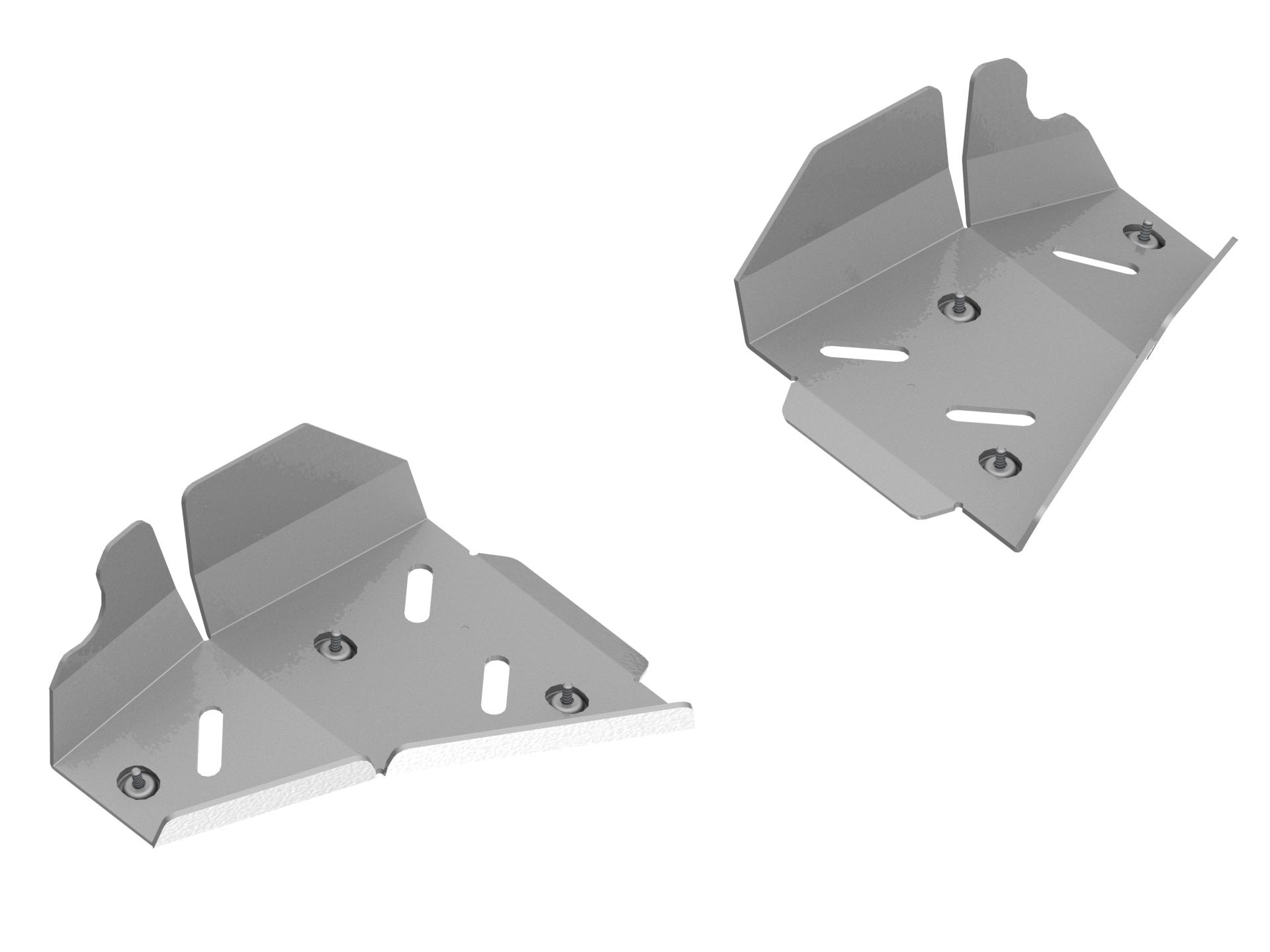 Kit plaques de protection aluminium pour quad XWOLF 1000 (pair) – protection châssis complète, robuste et durable