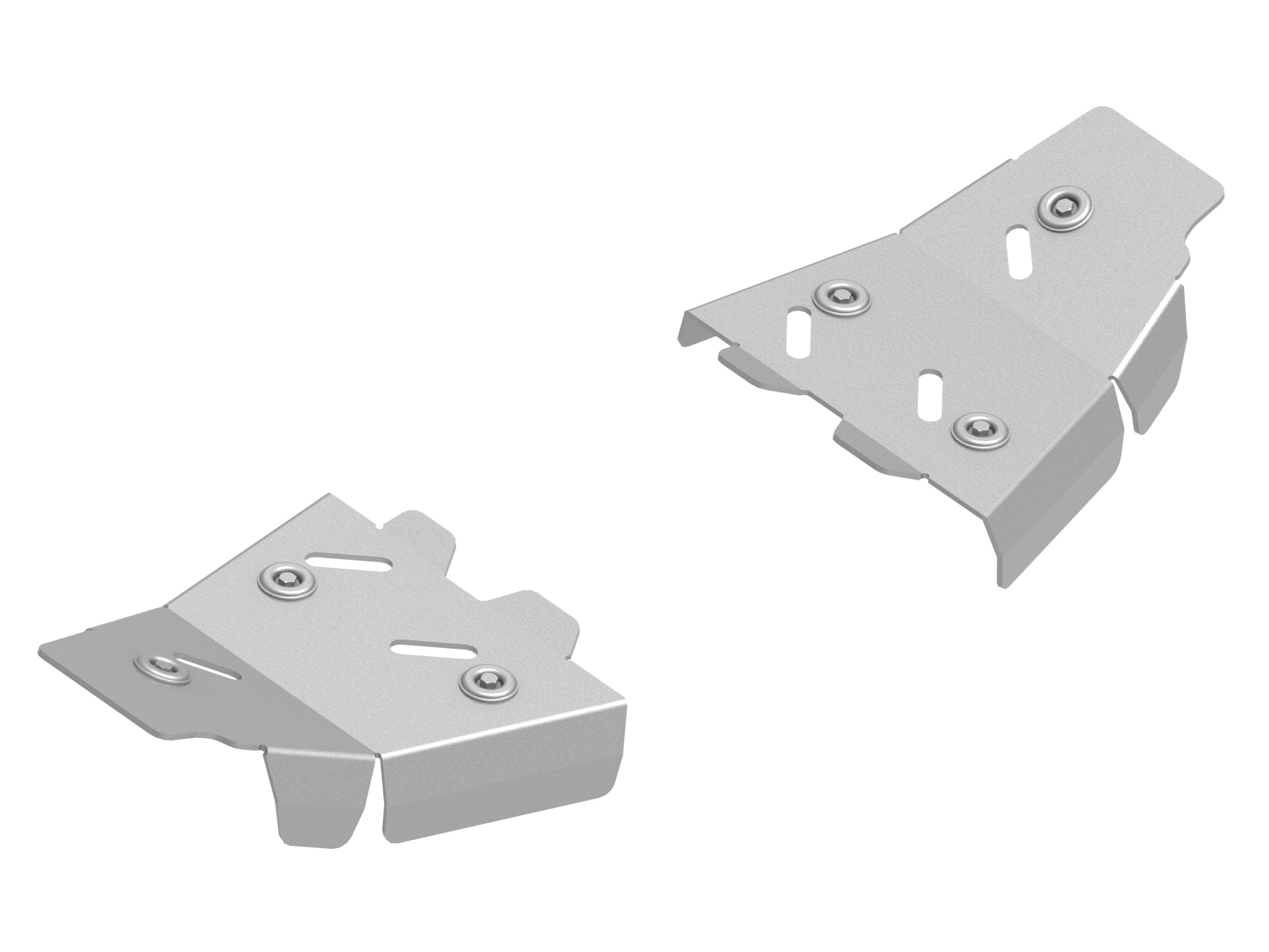 Kit plaques de protection aluminium pour quad XWOLF 1000 (pair) – protection châssis complète, robuste et durable
