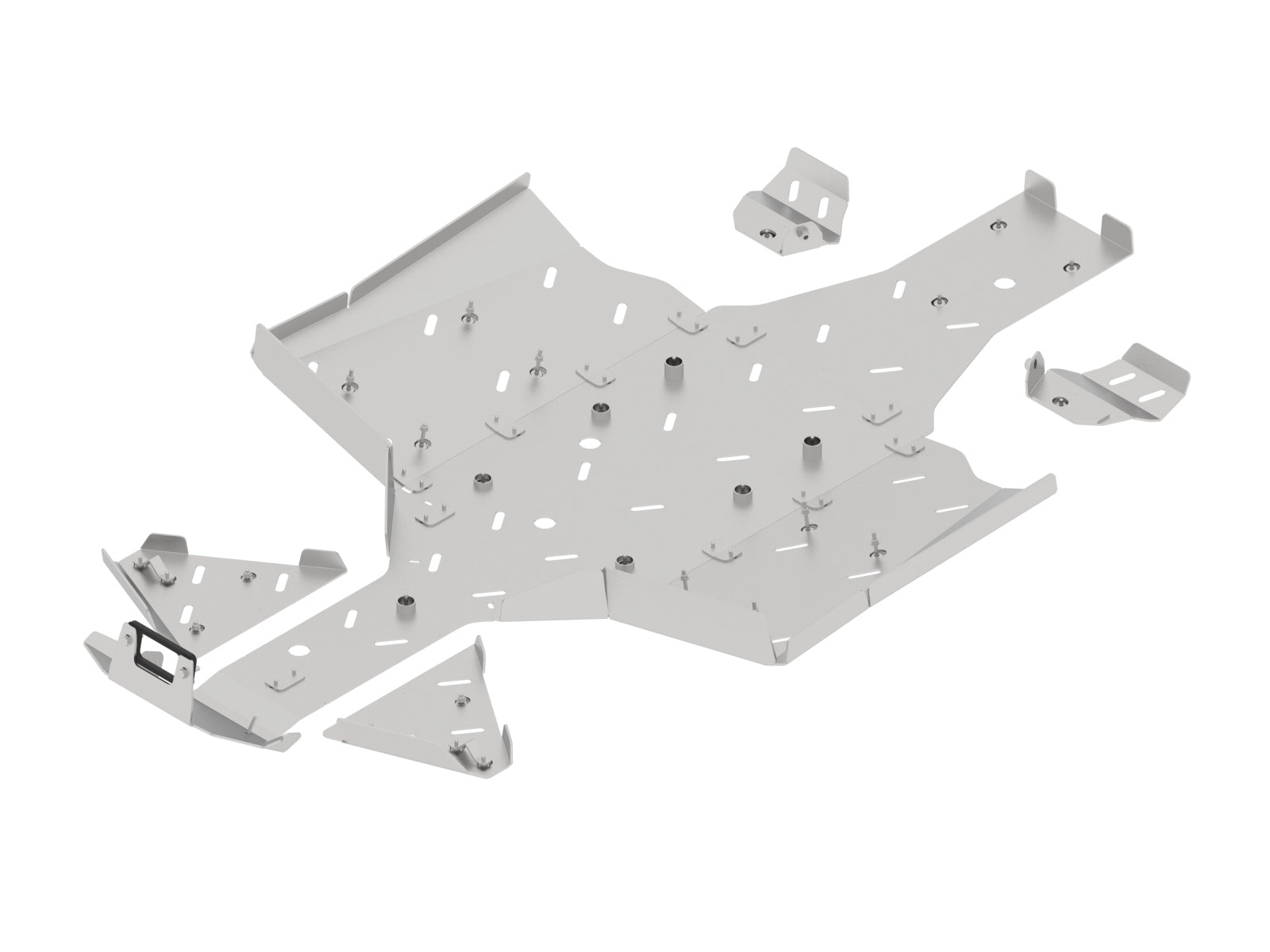 Kit plaques de protection aluminium pour quad SFA 1000, SFA 600 (aluminium) – protection châssis complète, robuste et durable
