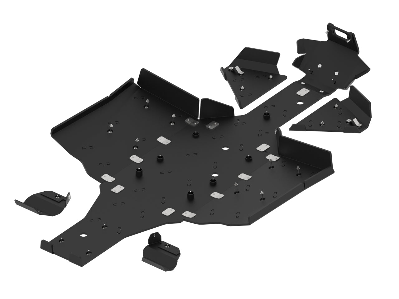 Kit plaques de protection plastique pour quad SFA 1000, SFA 600 (plastic) – protection châssis complète, robuste et durable