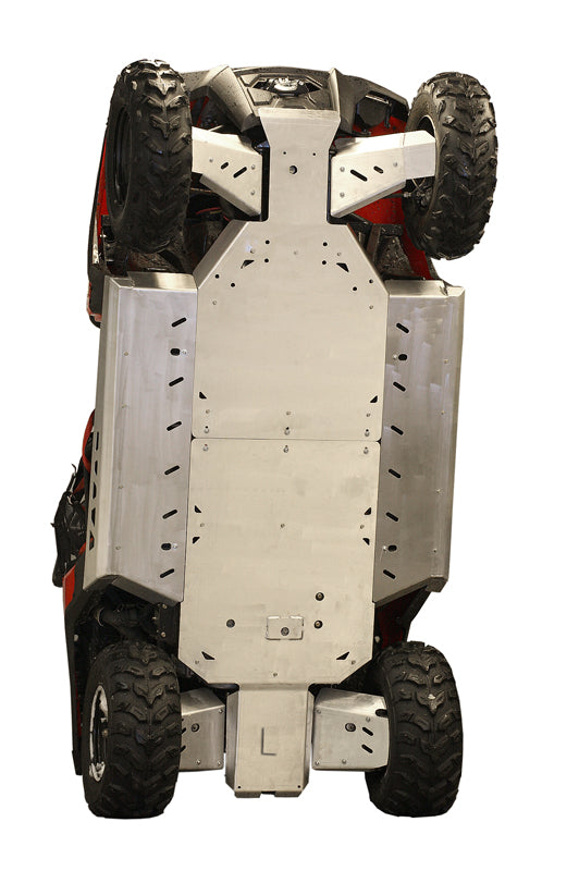 Kit plaques de protection aluminium pour quad RZR 800 (aluminium) – protection châssis complète, robuste et durable