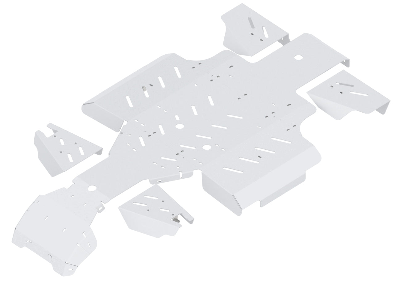 Kit plaques de protection aluminium pour quad KingQuad 500/750Axi (2019+), KingQuad 500/750Axi (EPS) (-2018) (aluminium) – protection châssis complète, robuste et durable