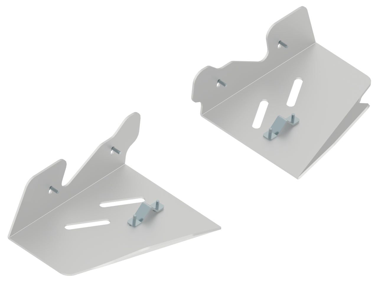 Kit plaques de protection aluminium pour quad KingQuad 500/750Axi (2019+), KingQuad 500/750Axi (EPS) (-2018) (pair) – protection châssis complète, robuste et durable
