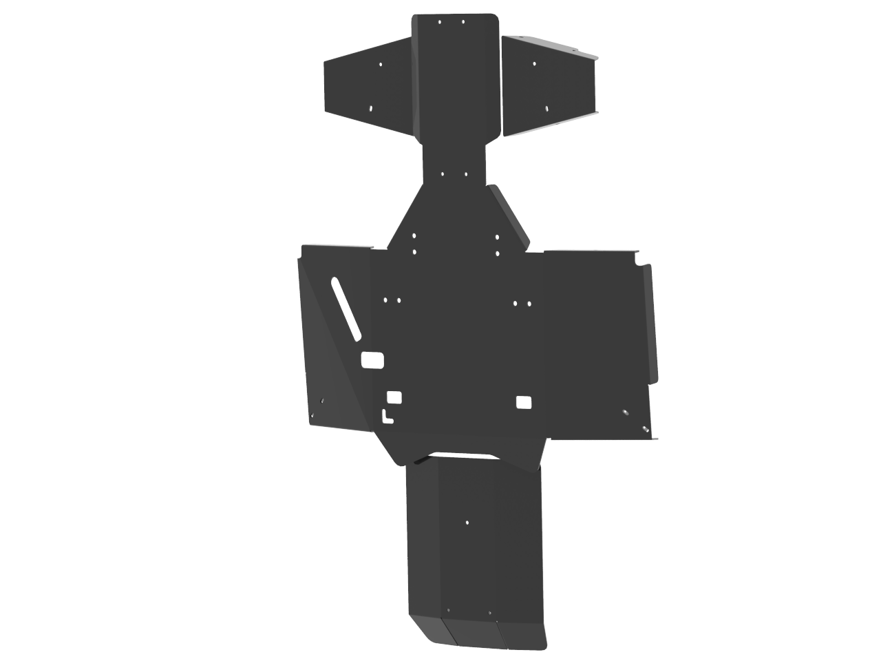 Kit plaques de protection plastique pour quad 425 Blade (plastic) – protection châssis complète, robuste et durable