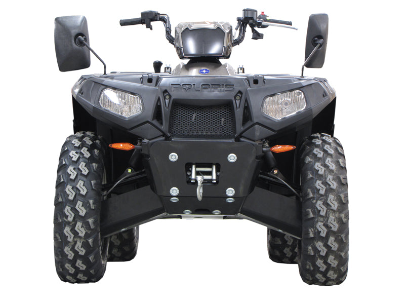 Kit plaques de protection plastique pour quad Sportsman Touring 550, Sportsman Touring 850 (-2014) (plastic) – protection châssis complète, robuste et durable