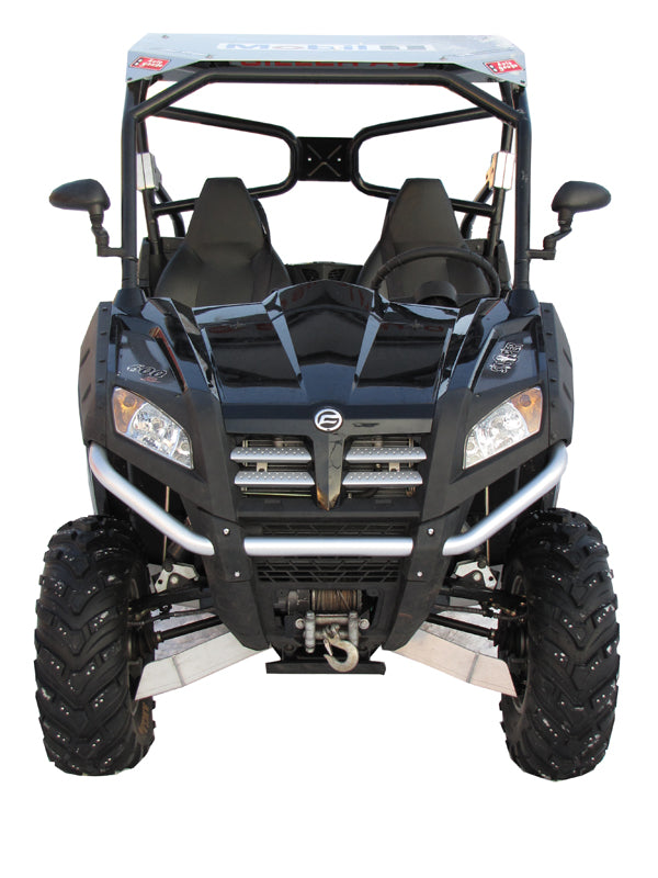 Kit plaques de protection aluminium pour quad ZFORCE 600 (Z6) (plastic) – protection châssis complète, robuste et durable