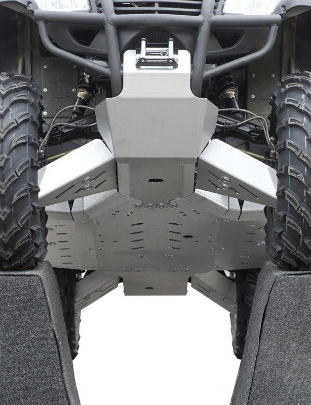Kit plaques de protection aluminium pour quad CFORCE X5A/X6A (aluminium) – protection châssis complète, robuste et durable