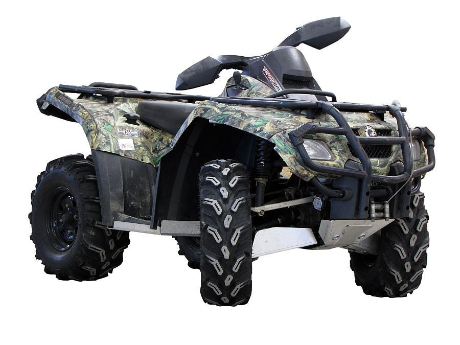Kit plaques de protection aluminium pour quad Outlander G1 (aluminium) – protection châssis complète, robuste et durable