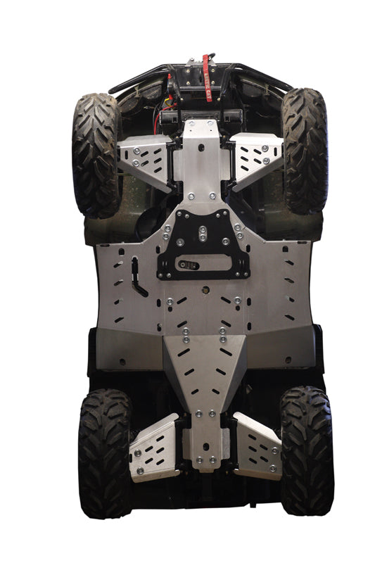 Kit plaques de protection aluminium pour quad TRV 500/550/700 (aluminium) – protection châssis complète, robuste et durable
