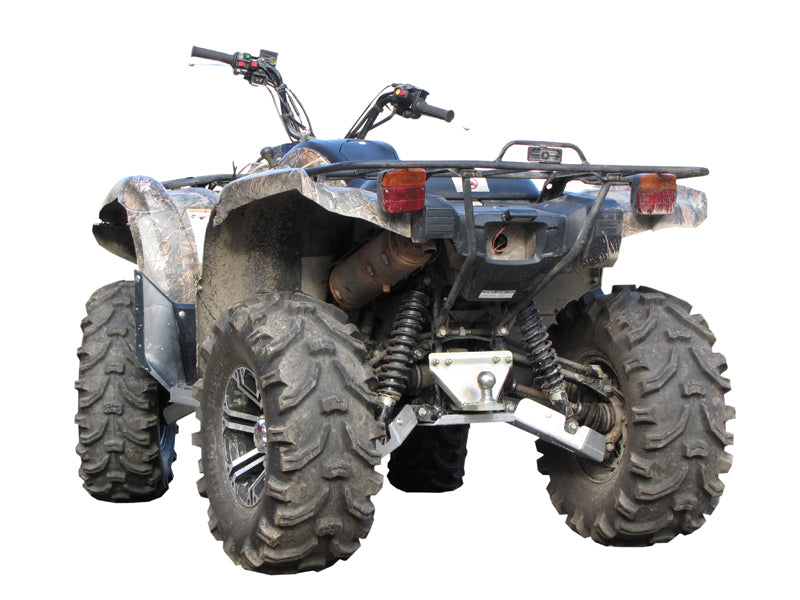 Kit plaques de protection aluminium pour quad Grizzly 550, Grizzly 700 (-2013) (aluminium) – protection châssis complète, robuste et durable