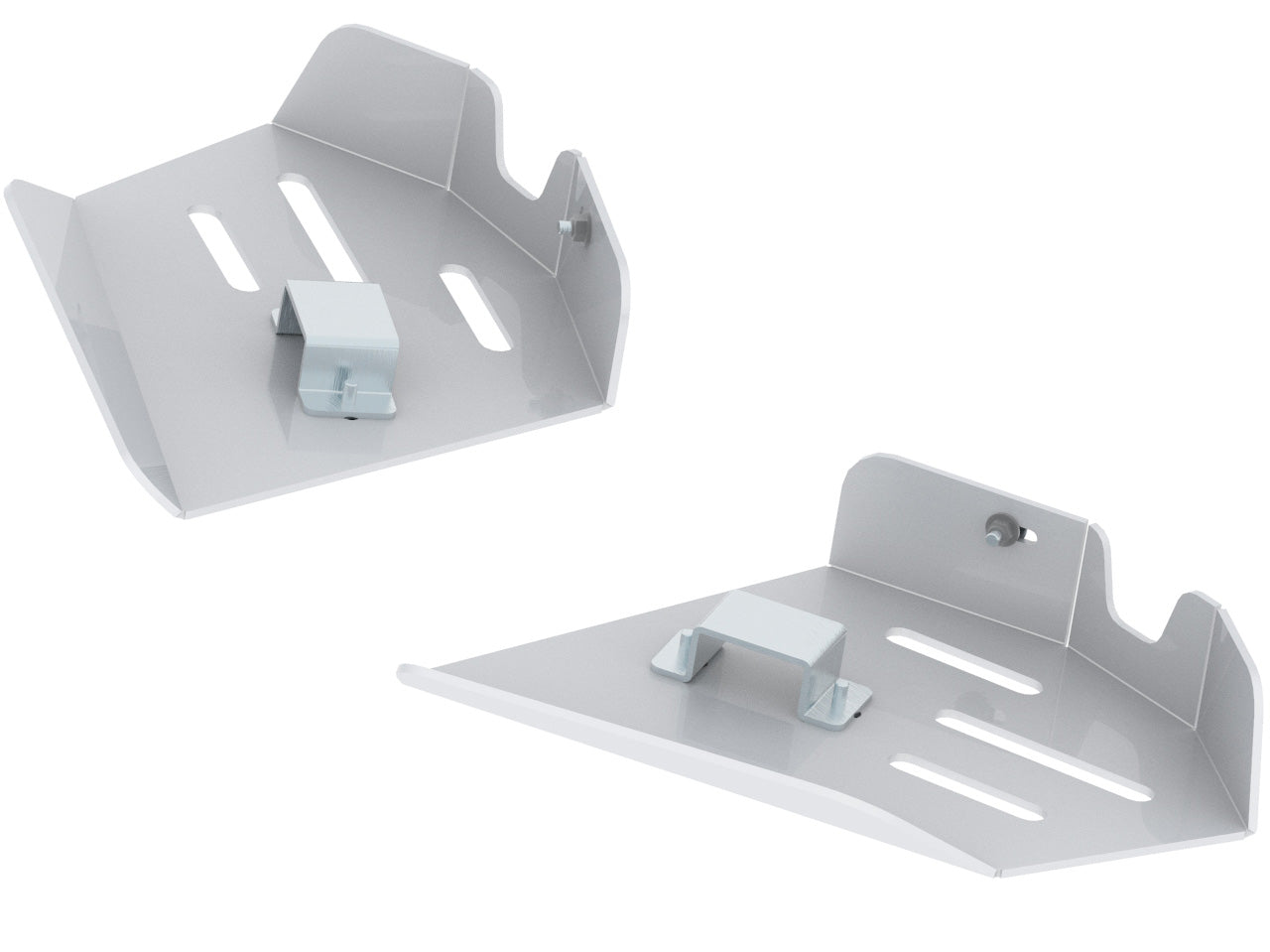 Kit plaques de protection aluminium pour quad Grizzly 550, Grizzly 700 (-2013) (pair) – protection châssis complète, robuste et durable