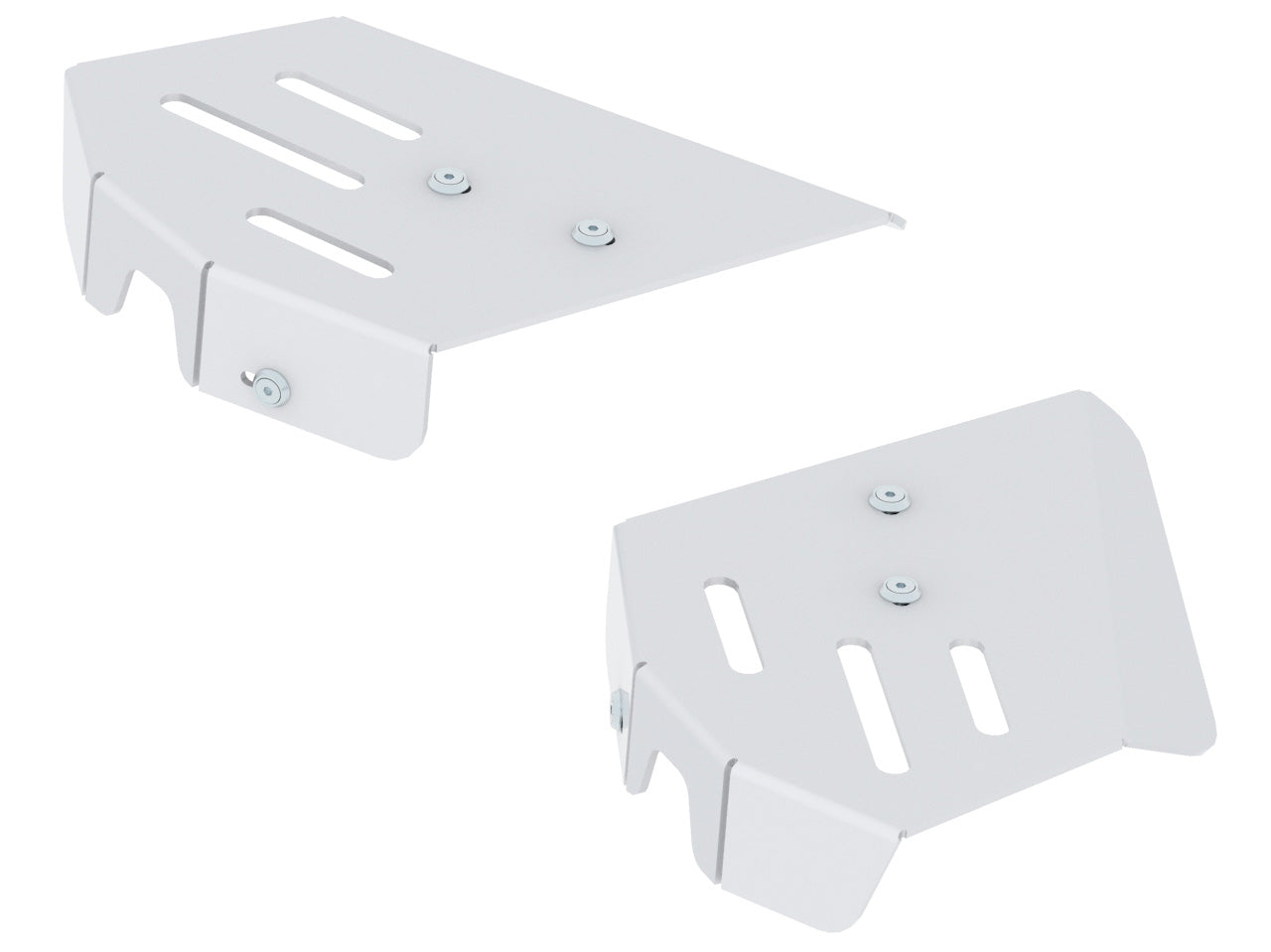 Kit plaques de protection aluminium pour quad Grizzly 550, Grizzly 700 (-2013) (pair) – protection châssis complète, robuste et durable