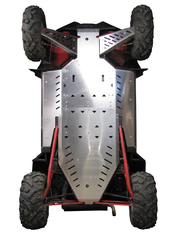 Kit plaques de protection aluminium pour quad RZR 900 XP (-2014) (aluminium) – protection châssis complète, robuste et durable